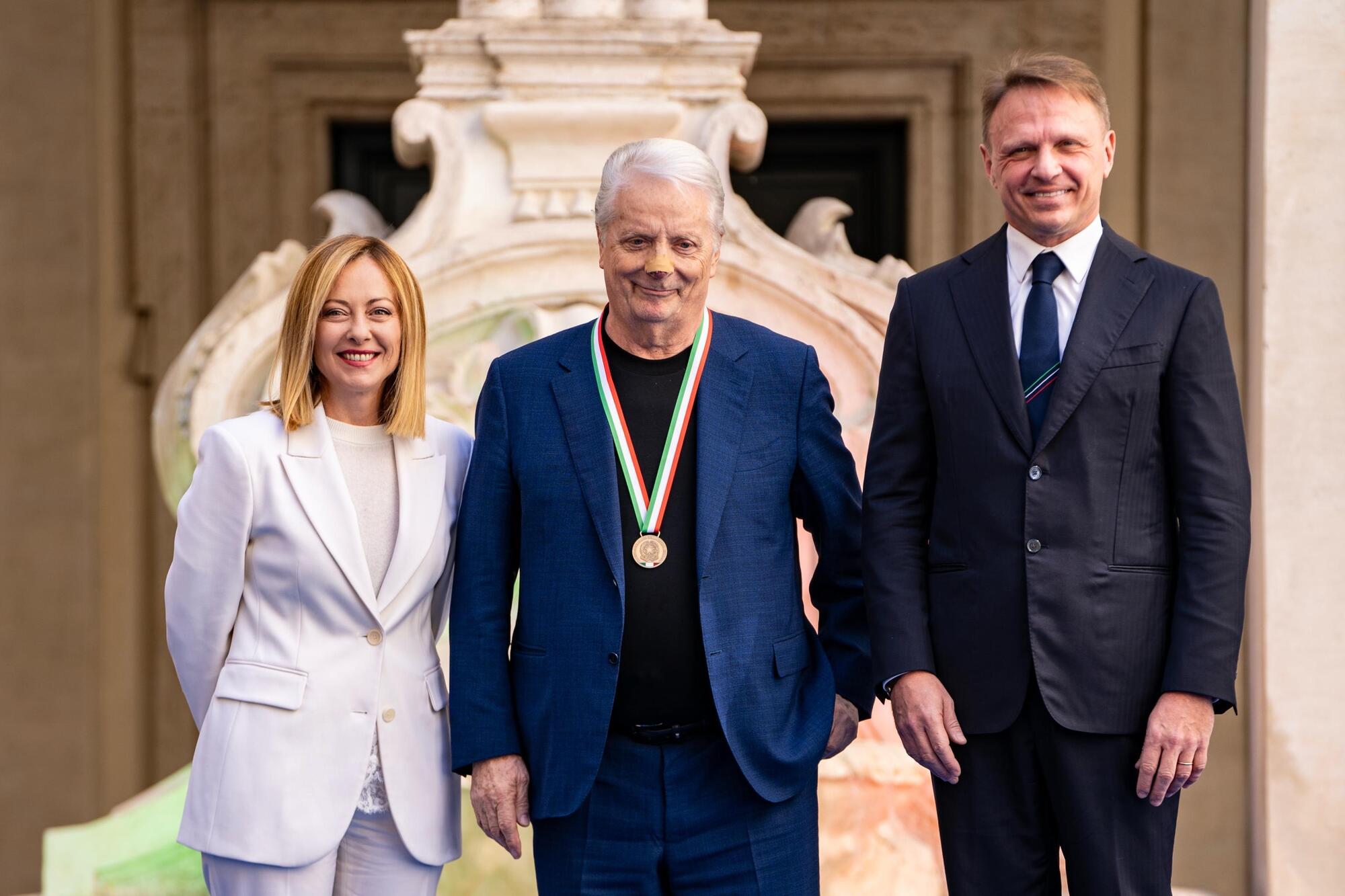 Giorgia Meloni, Iginio Massari e Francesco Lollobrigida