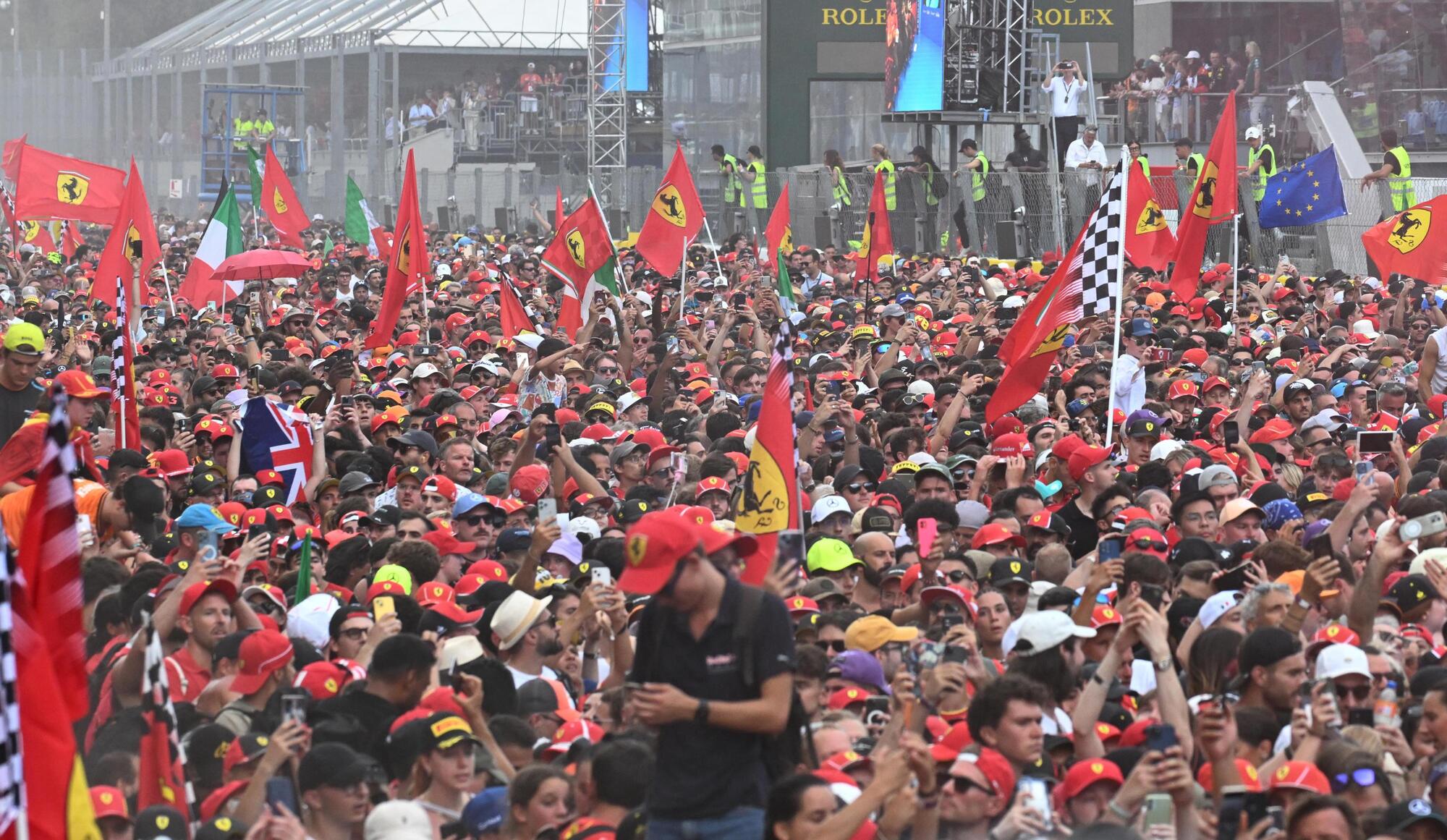 F1 Monza invasione pista