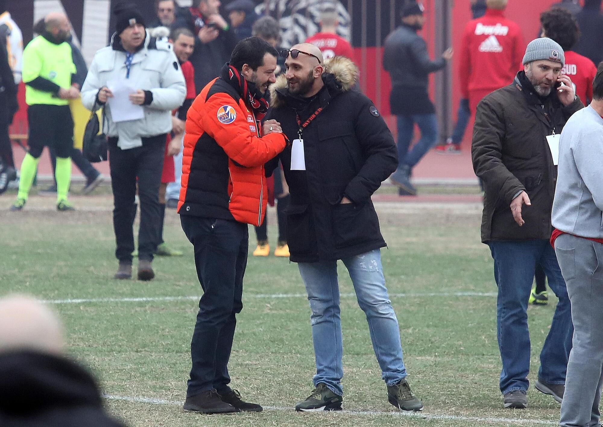 Matteo Salvini e Luca Lucci