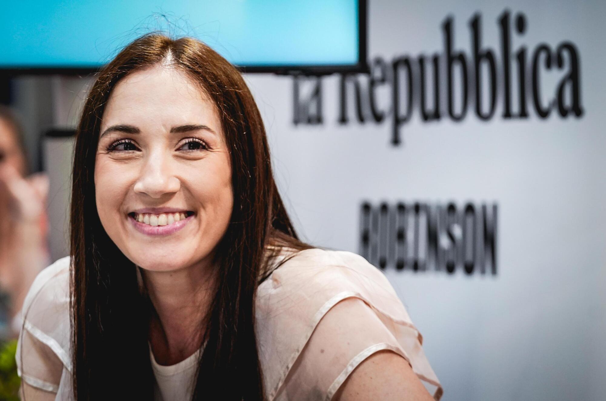 Felicia Kingsley nell'Arena Robinson di Repubblica