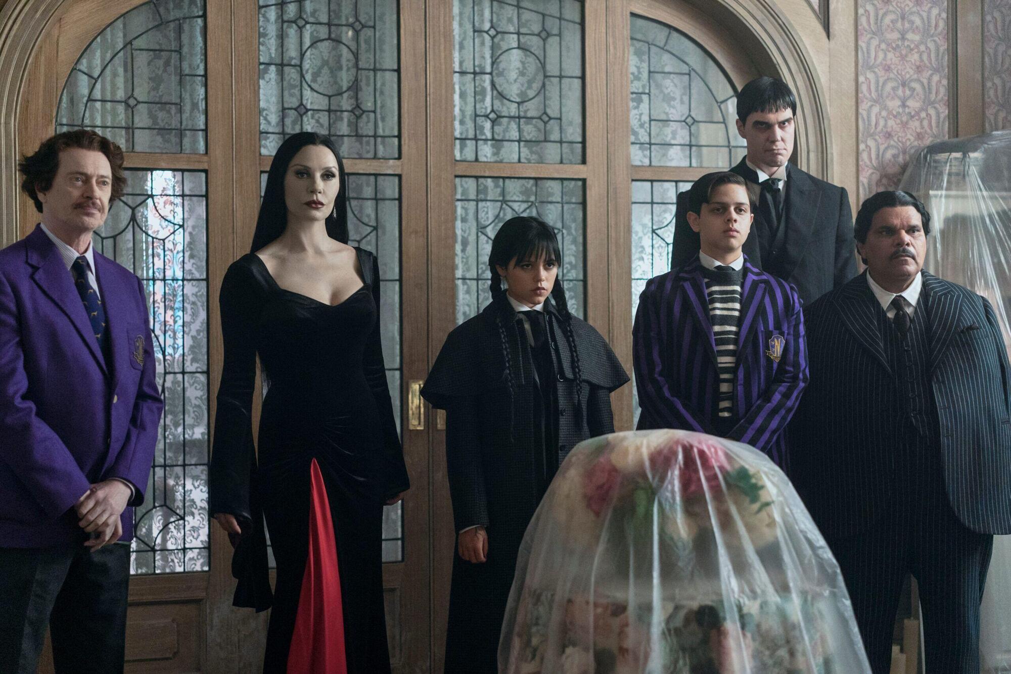 La famiglia Addams in "Mercoledì"