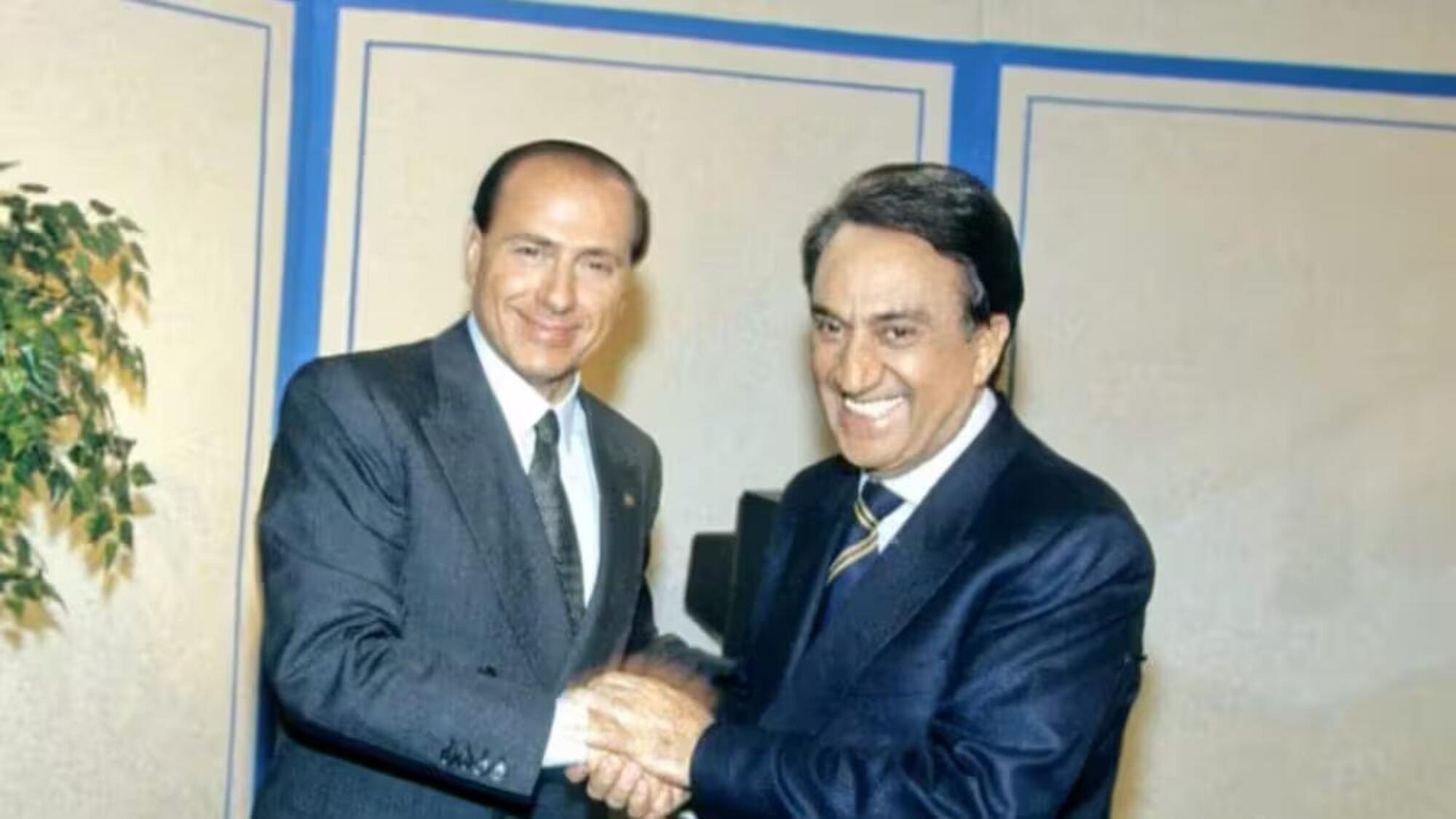 Emilio Fede e Silvio Berlusconi