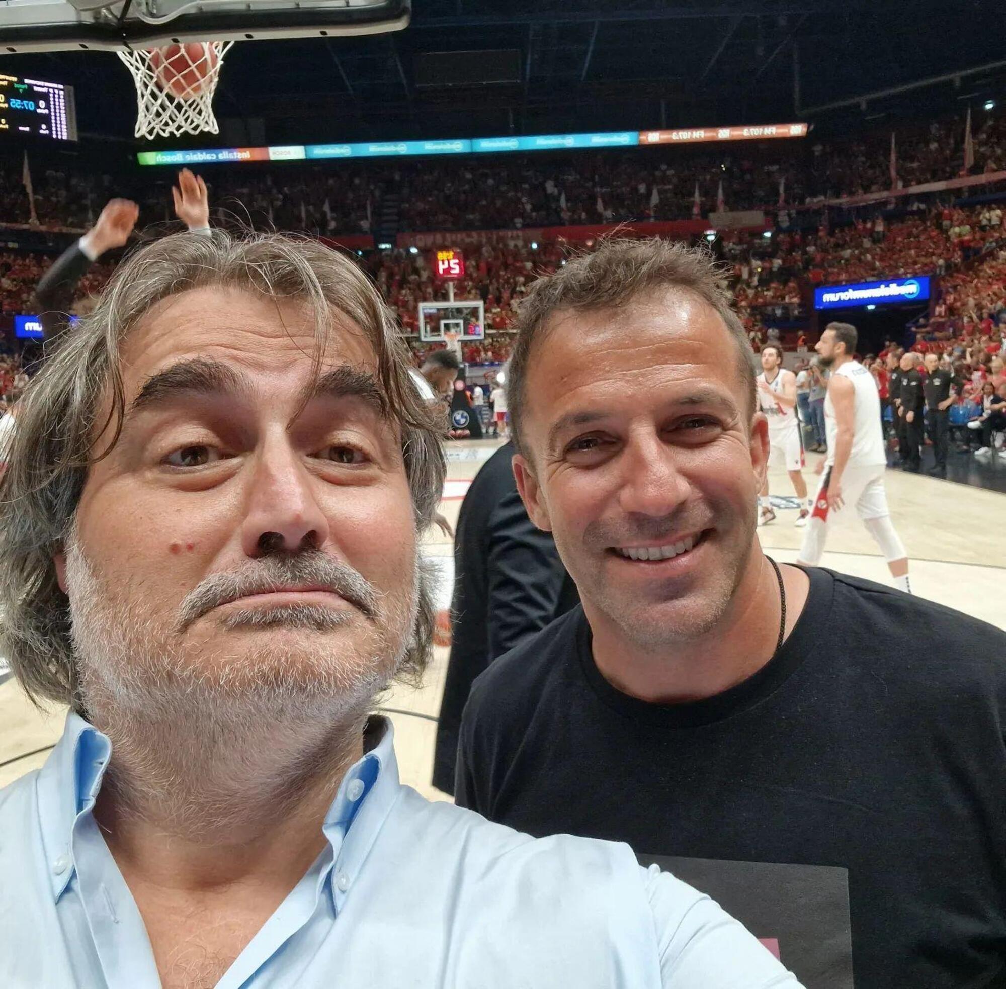 Pierluigi Pardo e Alessandro Del Piero