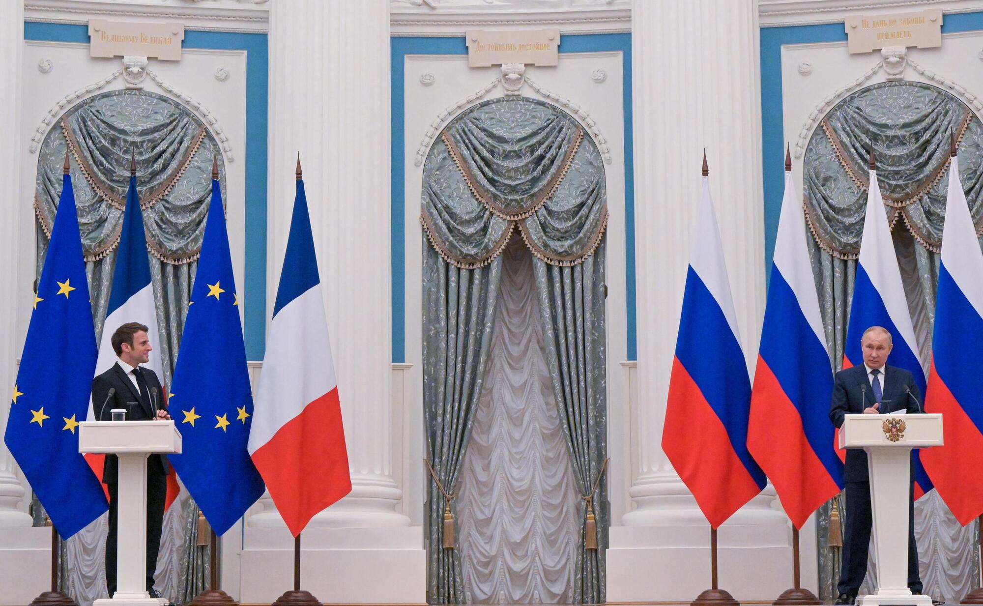 Macron e Putin