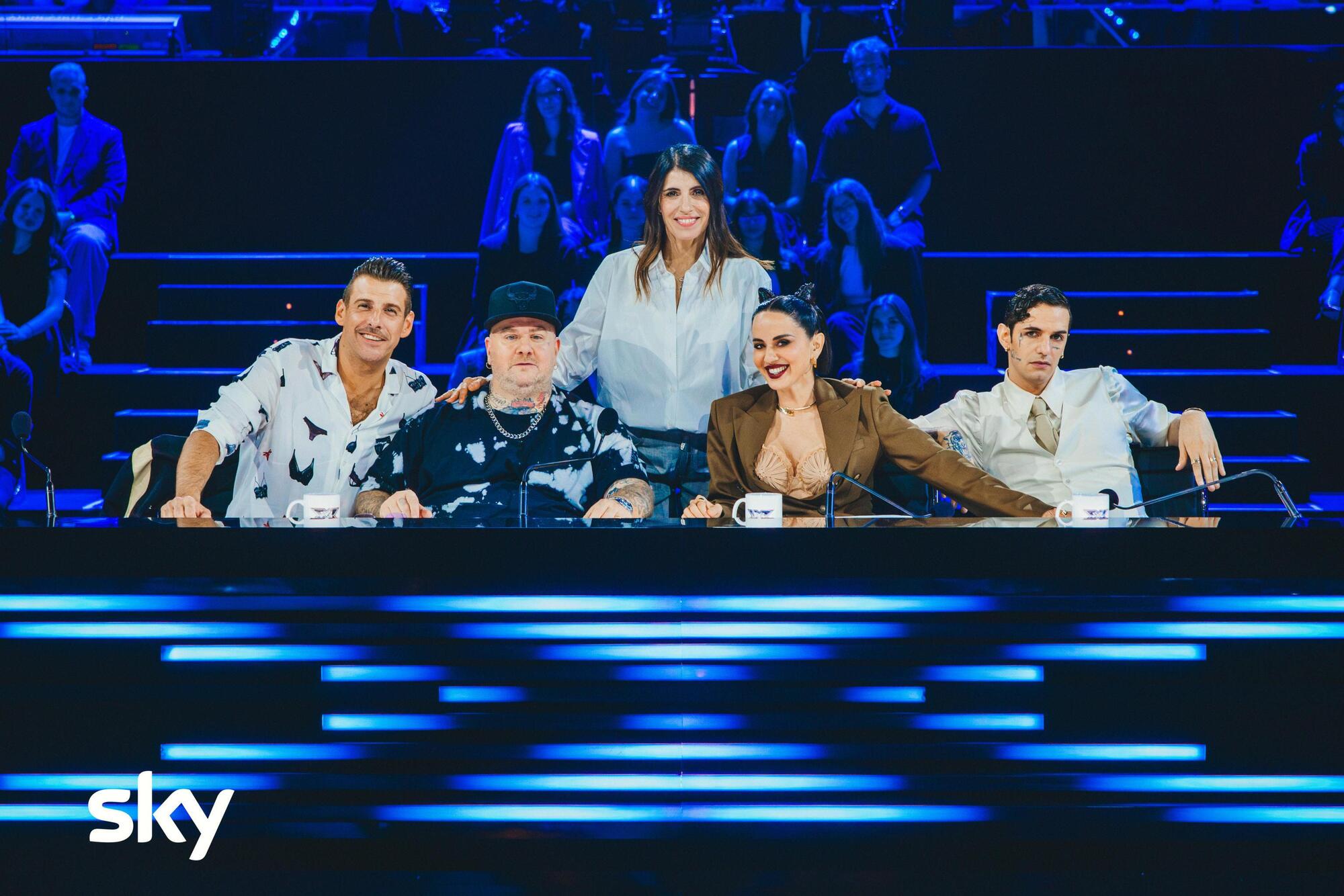 Giorgia e i giudici di X Factor 2025