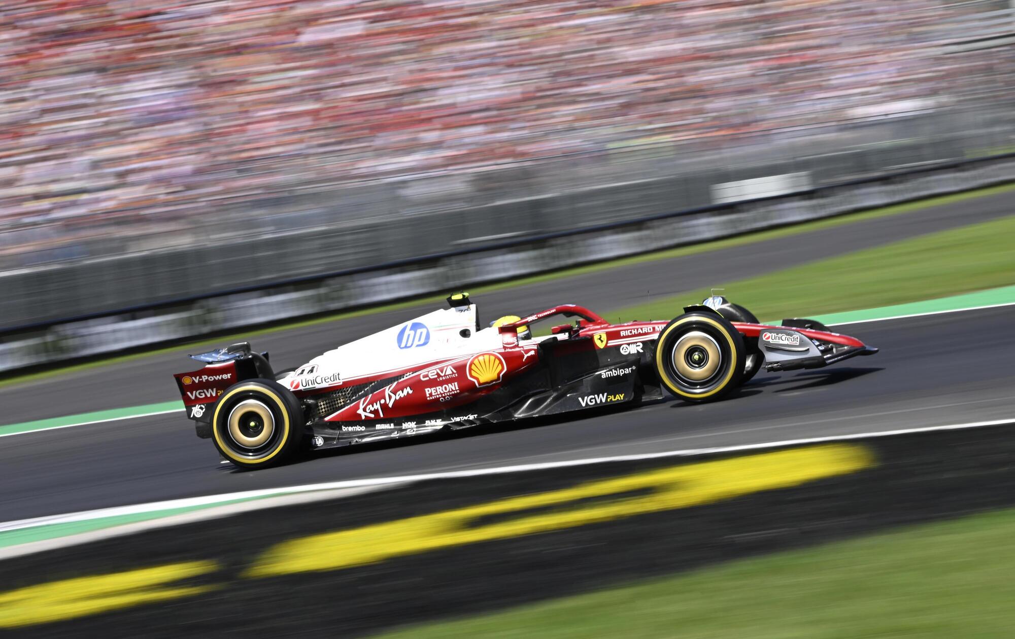 Lewis Hamilton durante il Gran Premio d&#039;Italia, 2025