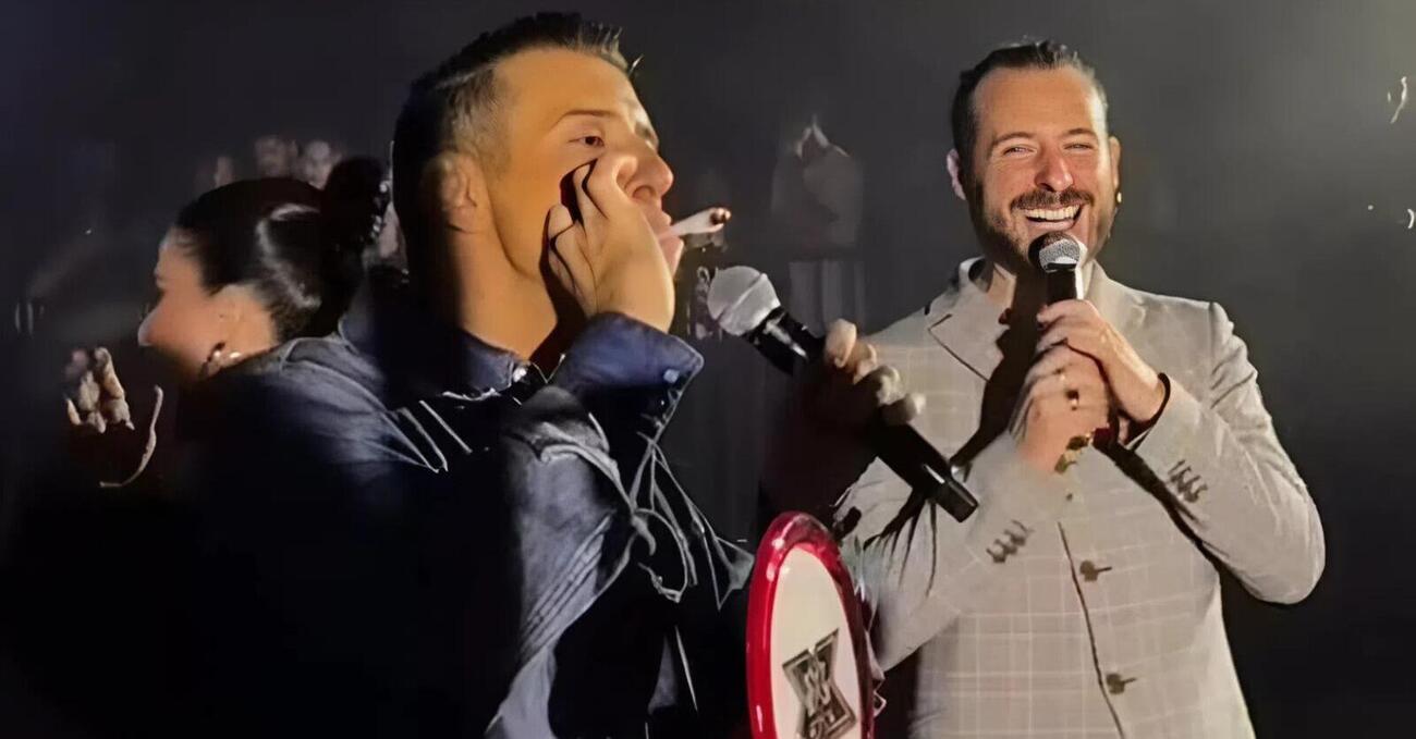 X Factor, ma Francesco Gabbani si fumava una canna? Ecco cosa ha fatto durante il party Sky di fianco a un imbarazzato Iginio Massari [VIDEO]