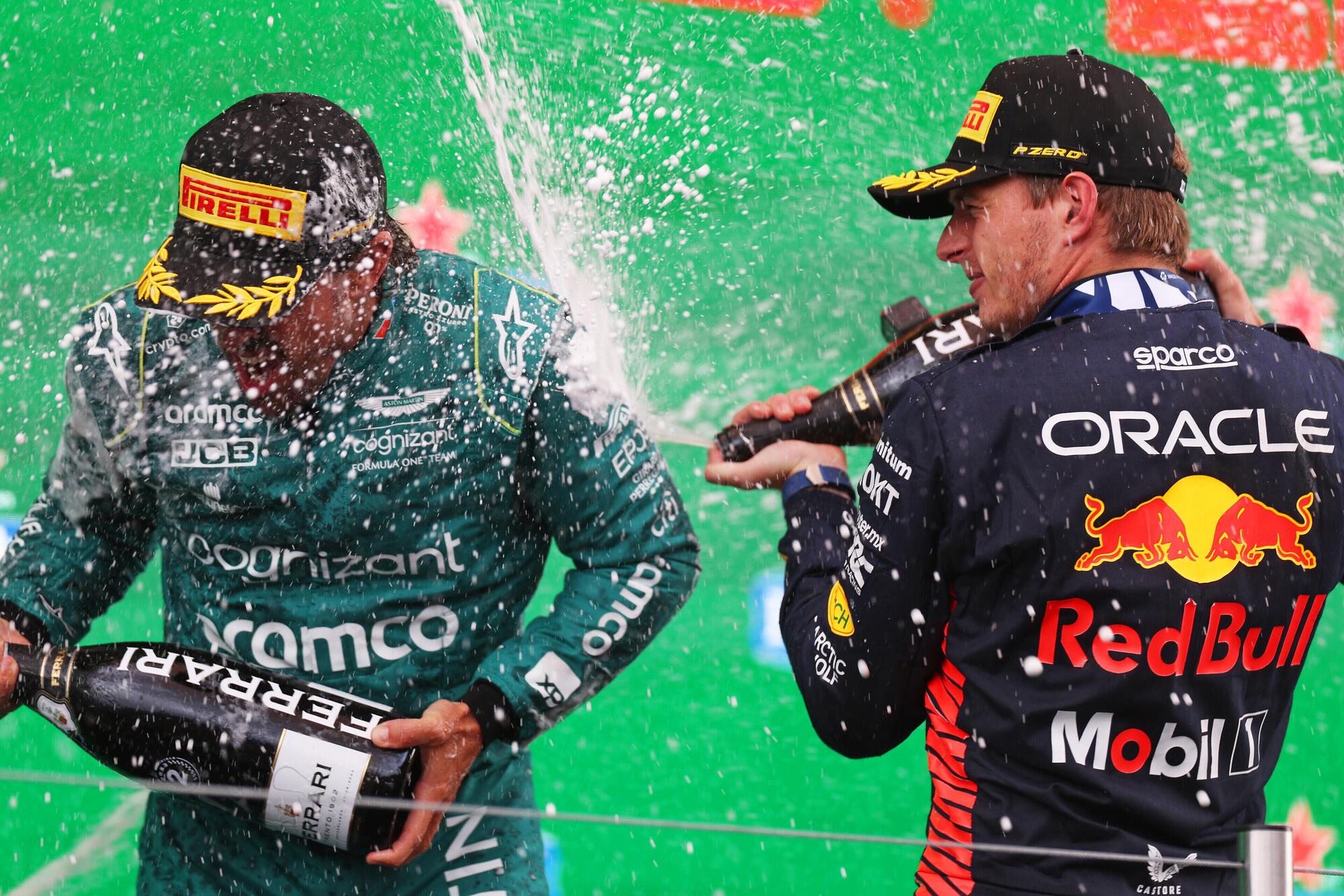 Fernando Alonso Max Verstappen F1