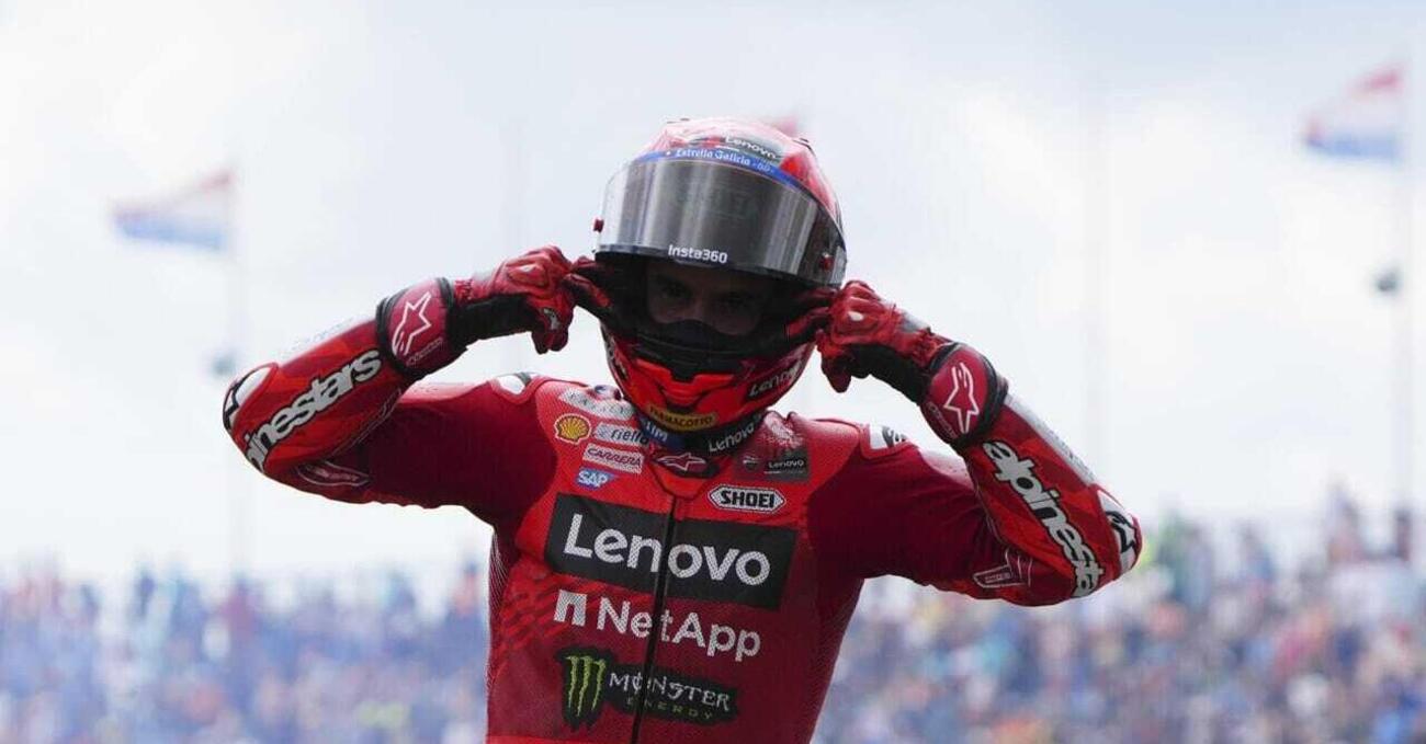 &ldquo;Che andassero&hellip;&rdquo;: Marc Marquez (quasi) spazientito a Misano, c&rsquo;entrano Valentino Rossi e i soliti discorsi. Poi: &ldquo;Qui &egrave; casa di Ducati. Bagnaia? Se va forte&hellip;&rdquo;