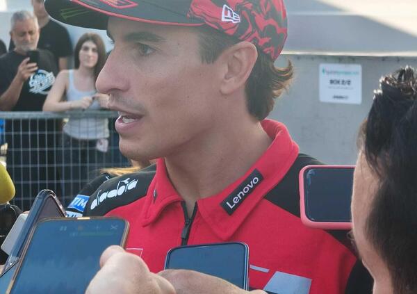 A Marc Marquez girano un po&rsquo; a Misano! No, non solo per &ldquo;gli italiani che vanno forte&rdquo; e &quot;una mattina di lotta con la Desmosedici&quot; 