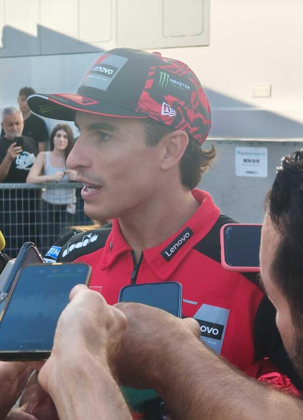 A Marc Marquez girano un po&rsquo; a Misano! No, non solo per &ldquo;gli italiani che vanno forte&rdquo; e &quot;una mattina di lotta con la Desmosedici&quot; 