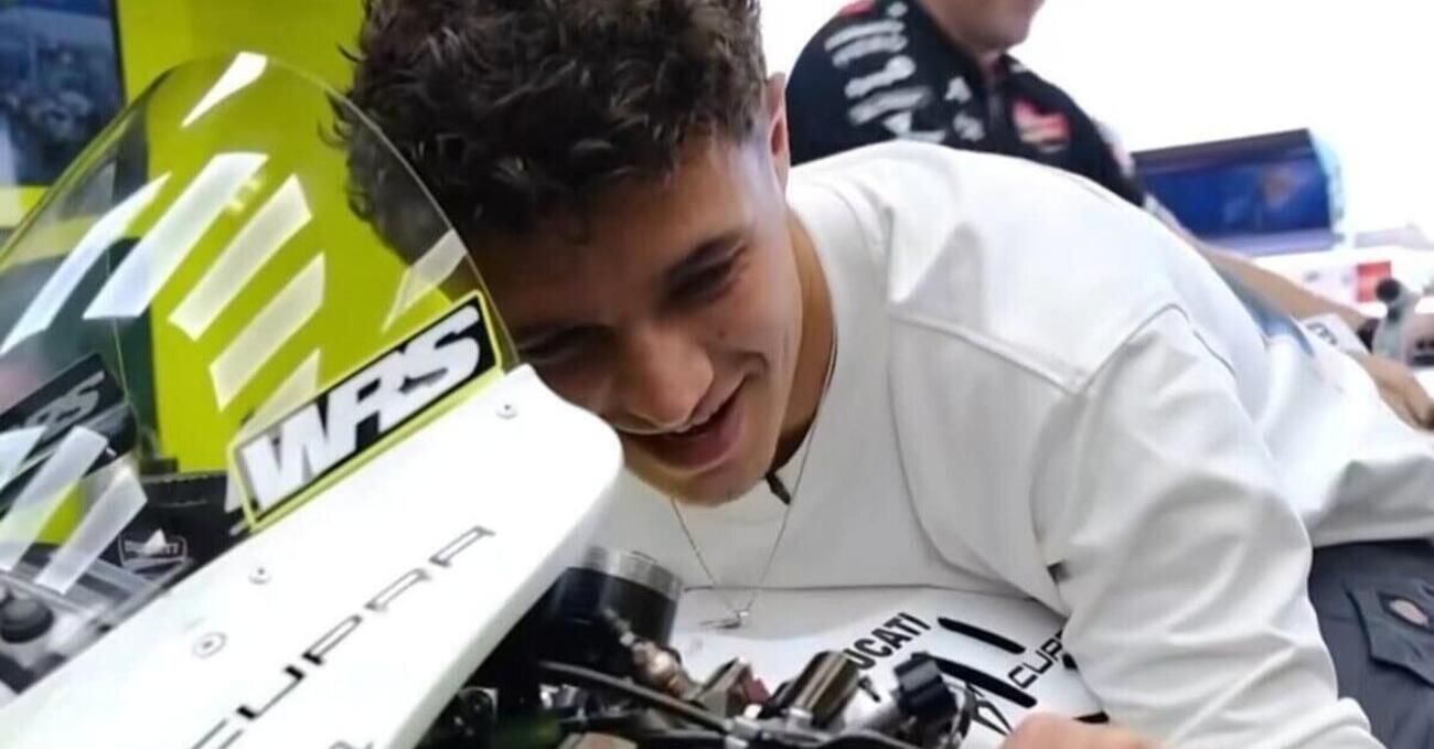&ldquo;Lando Norris sta cambiando lo sport come Valentino Rossi&rdquo;: s&igrave;, Fabio Di Giannantonio a Misano sembra davvero &ldquo;quel bambino&rdquo; e non solo per il podio nella Sprint