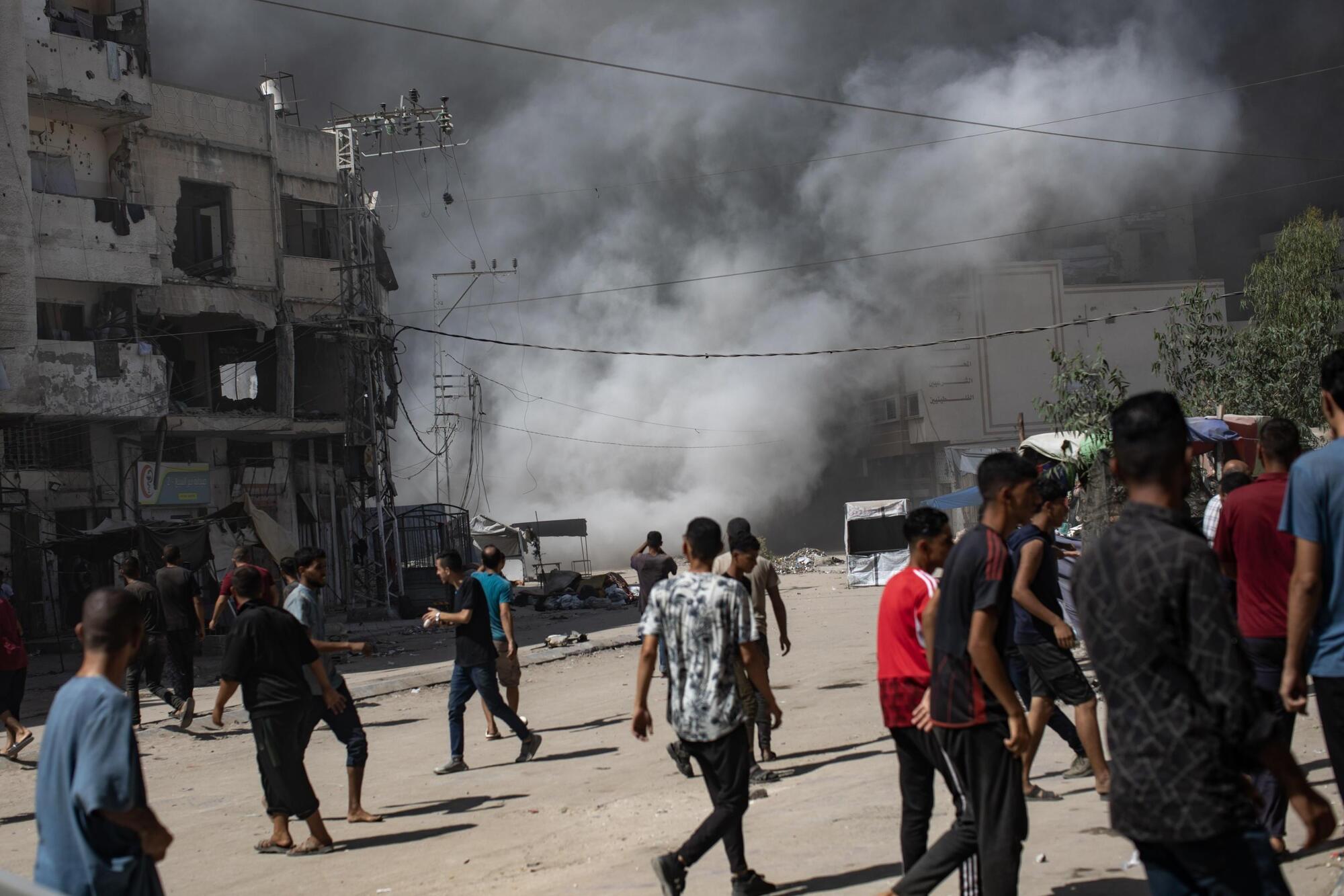 Bombe su Gaza