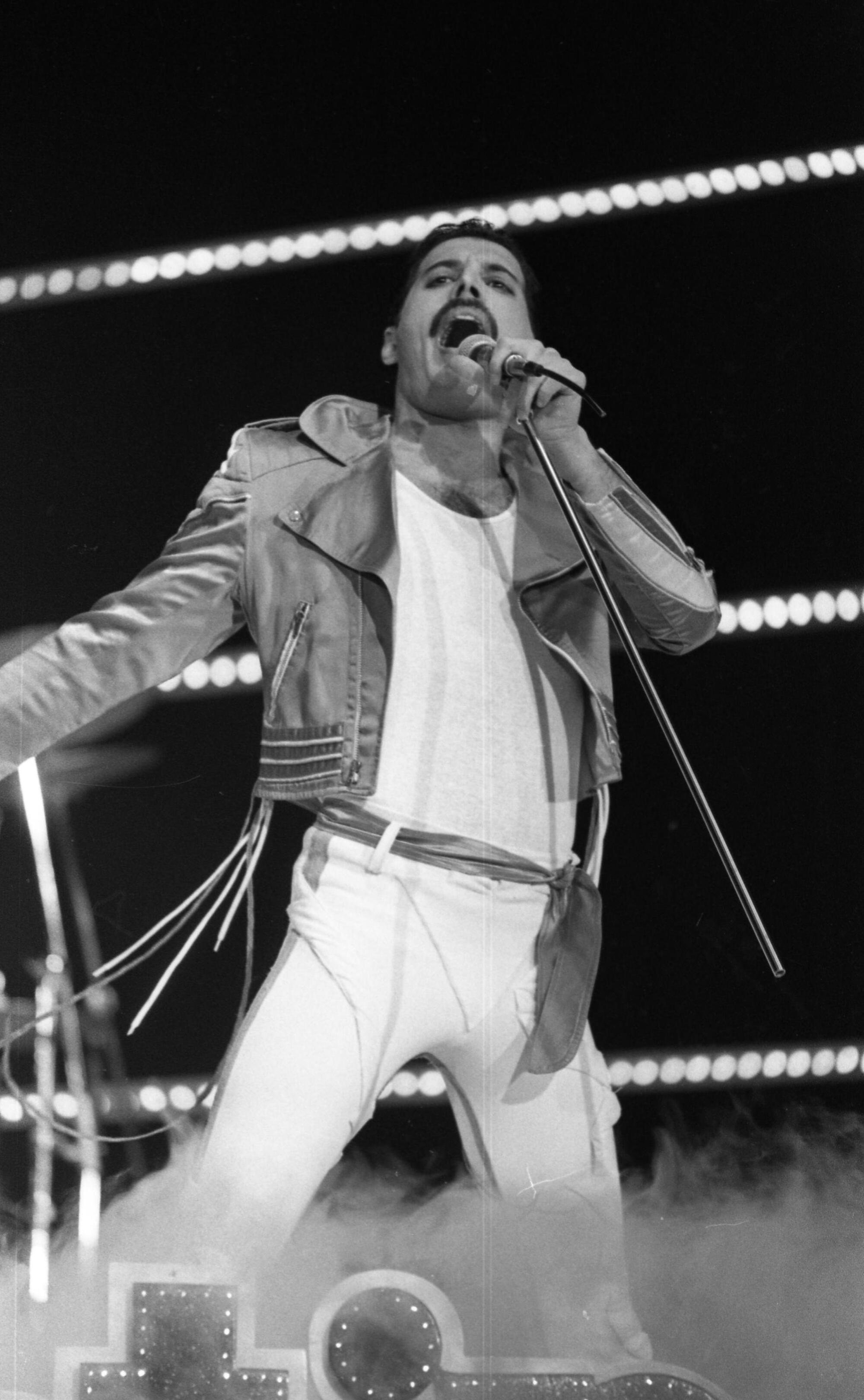 Freddie Mercury a Sanremo il 4 febbraio 1984