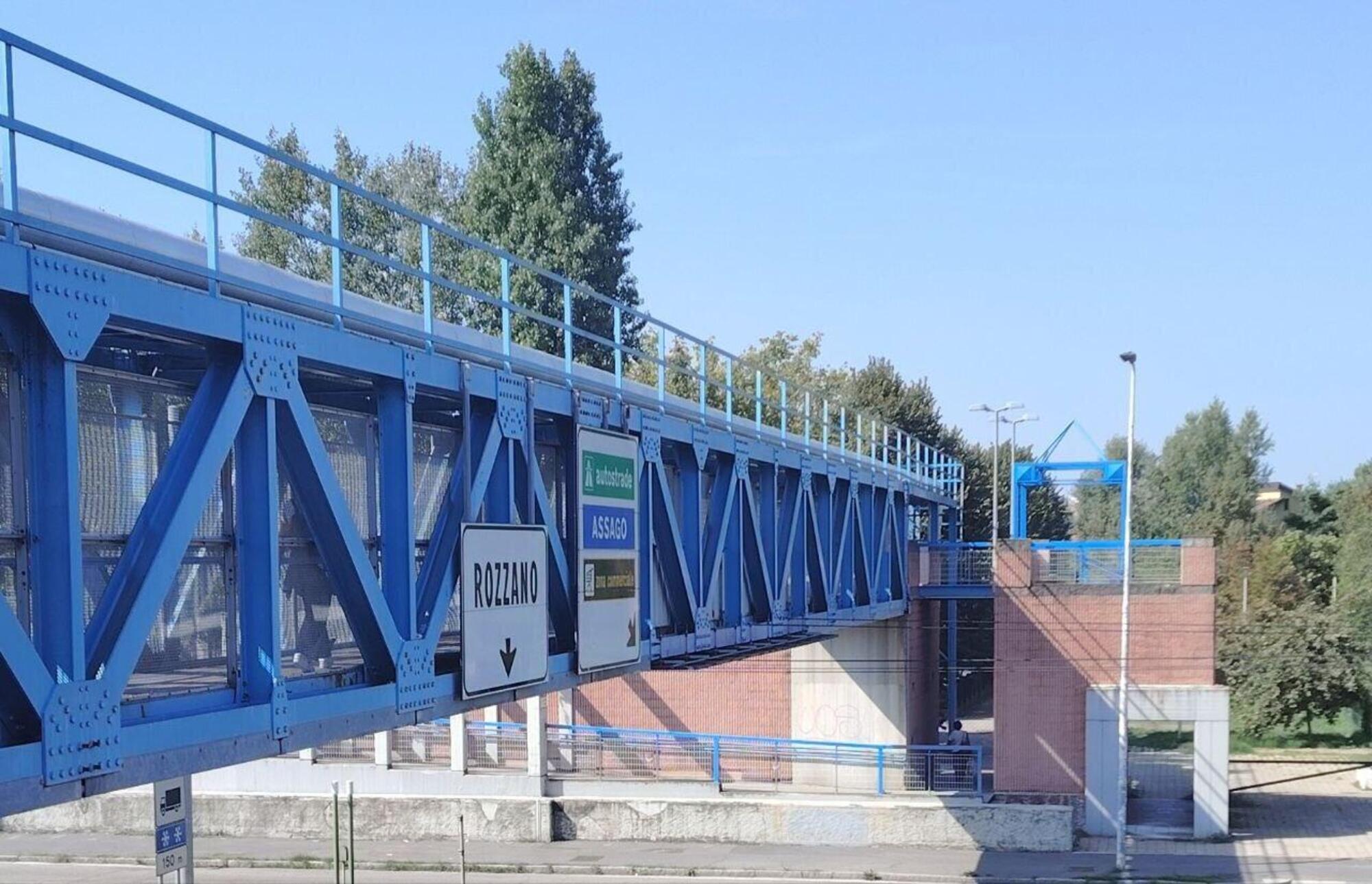 Il sovrapassaggio di via Curiel