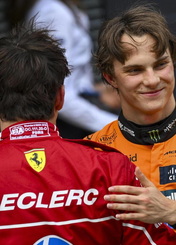 L&rsquo;egoismo e la mentalit&agrave; dei piloti? Ce li dimostrano Leclerc e Piastri a Baku: a Charles basta una battuta, a Oscar una provocazione