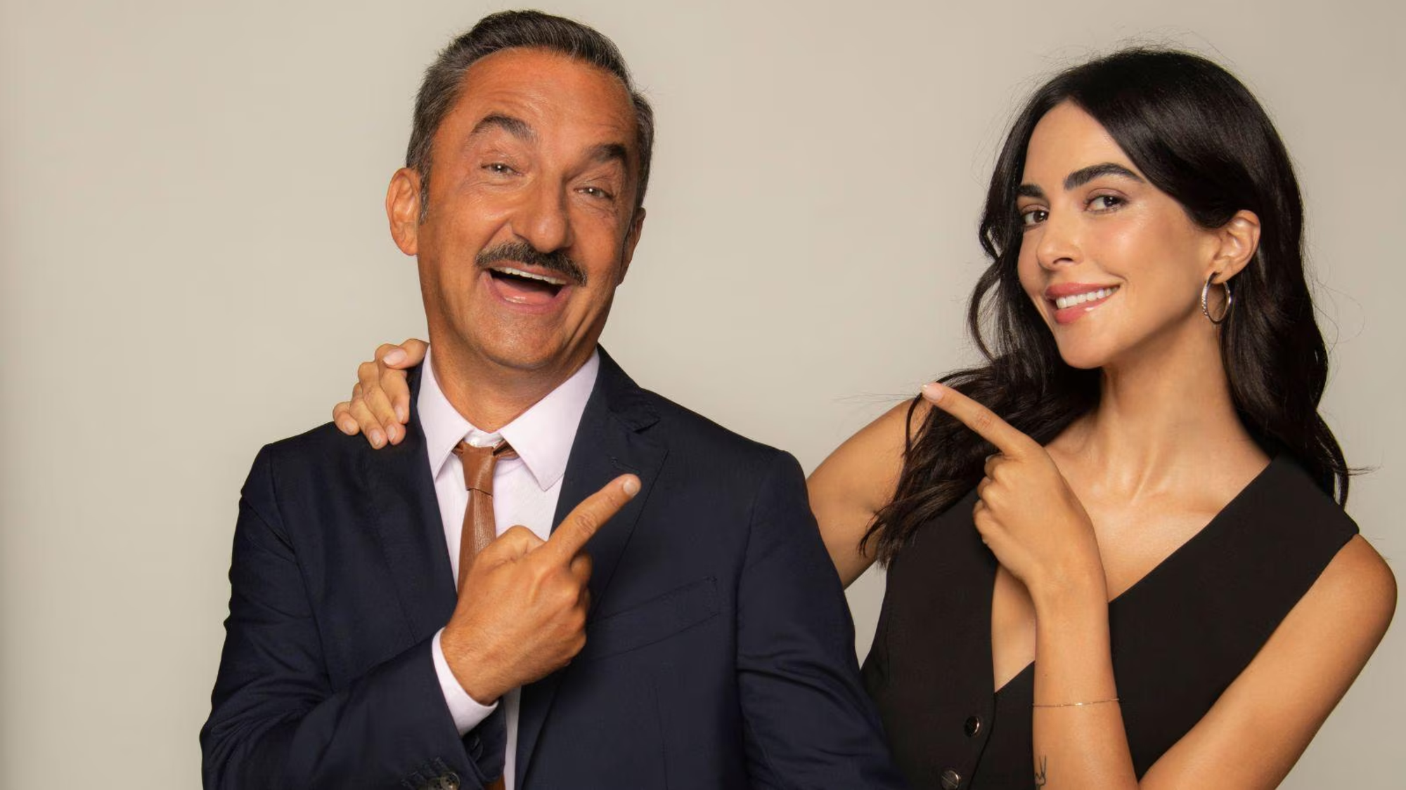Nicola Savino e Roc&iacute;o Mu&ntilde;oz Morales