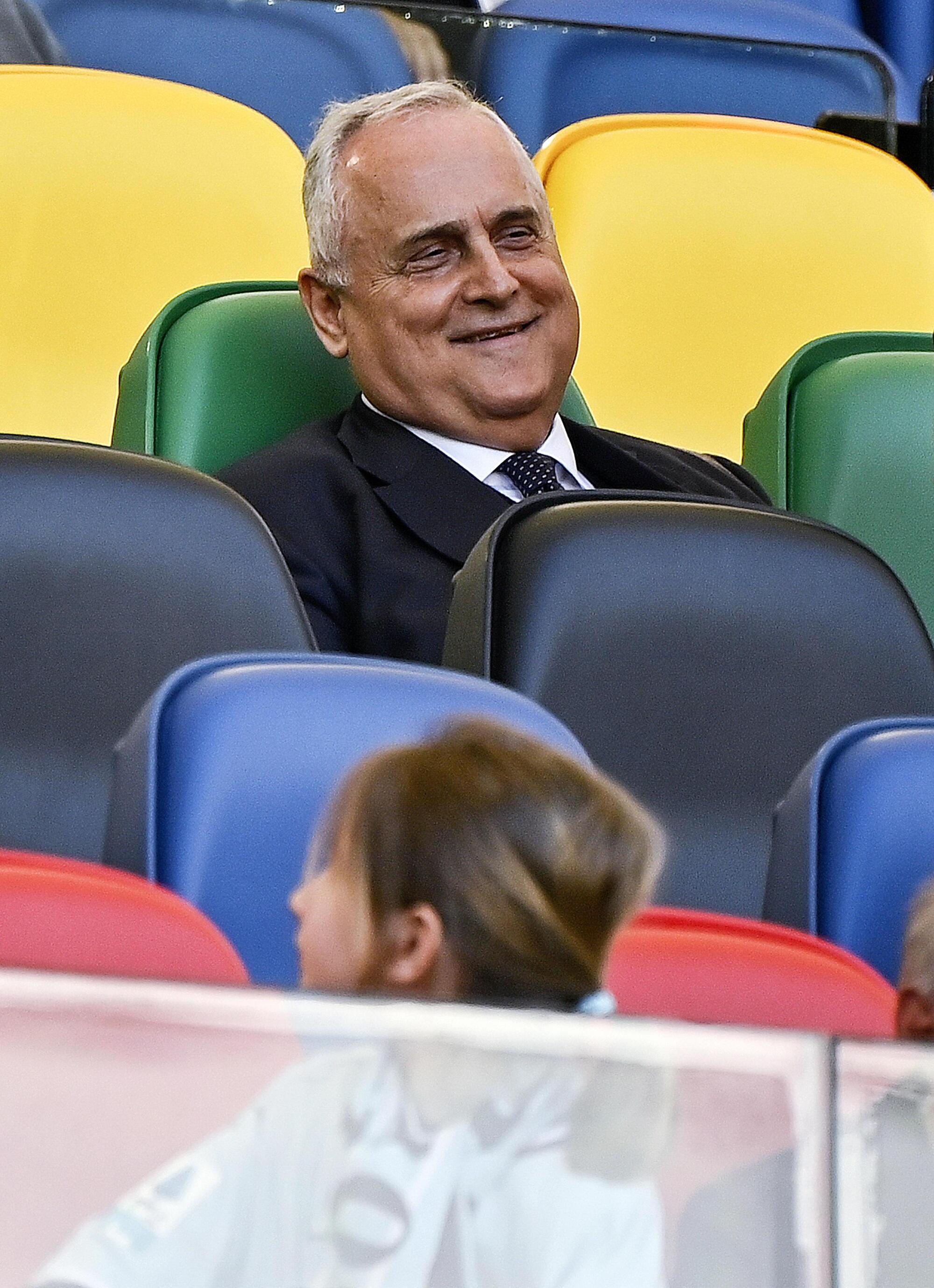 lotito ride claudio lazio ansa