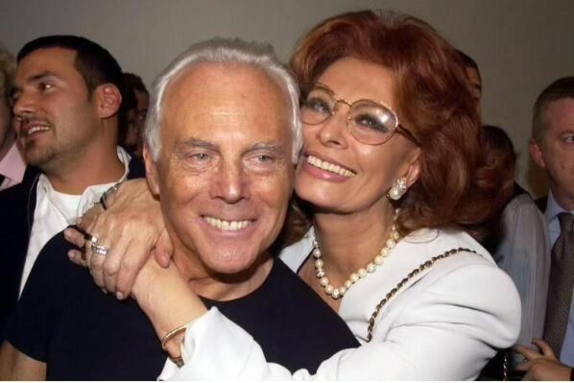 Sophia Loren e Giorgio Armani
