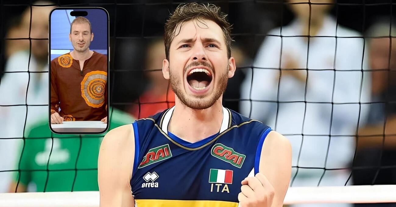 Ok Italia-Belgio ai Mondiali di volley, ma come si veste sulla Rai Matteo Piano, commentatore ed ex giocatore di pallavolo?