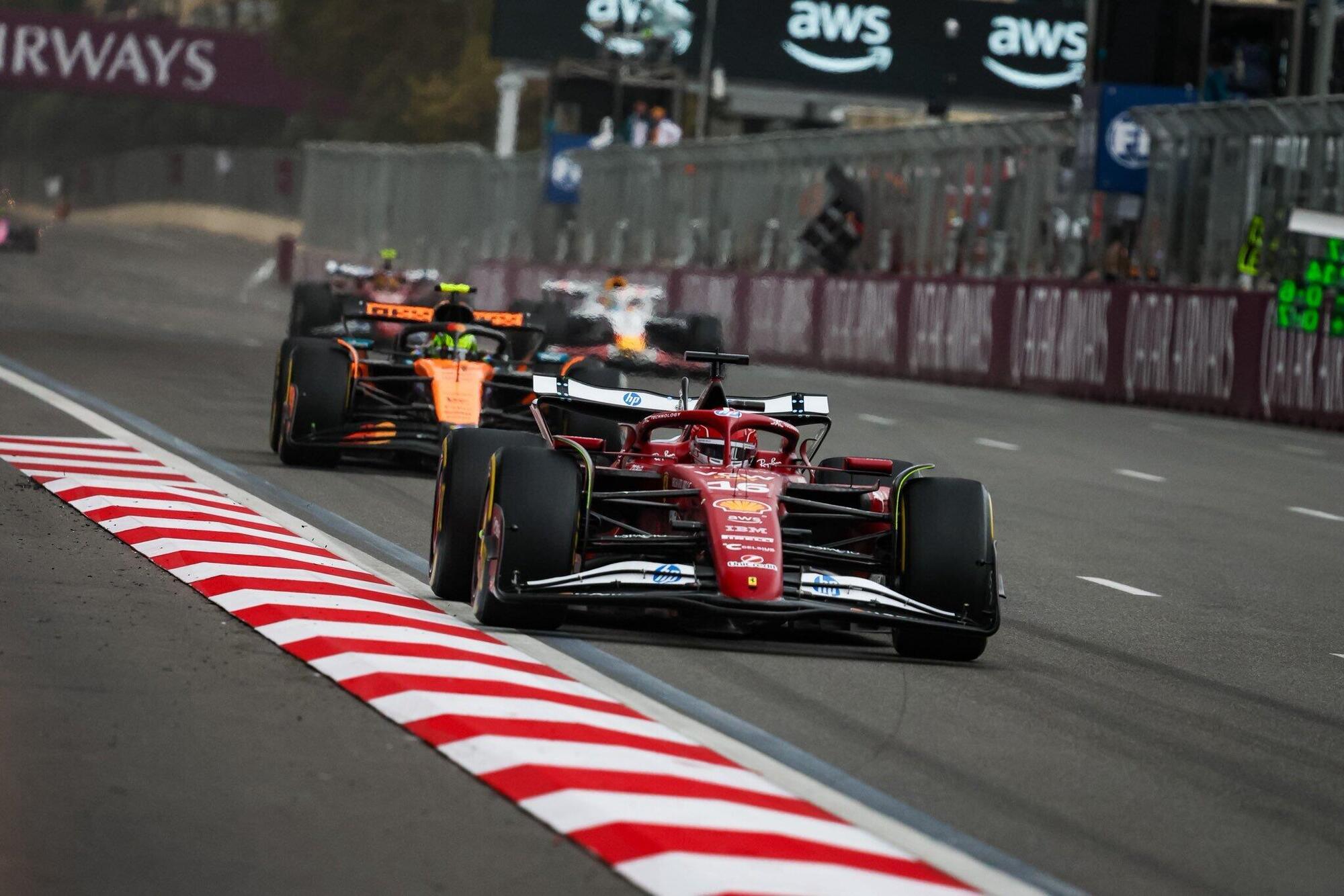 Ferrari Charles Leclerc Lando Norris F1