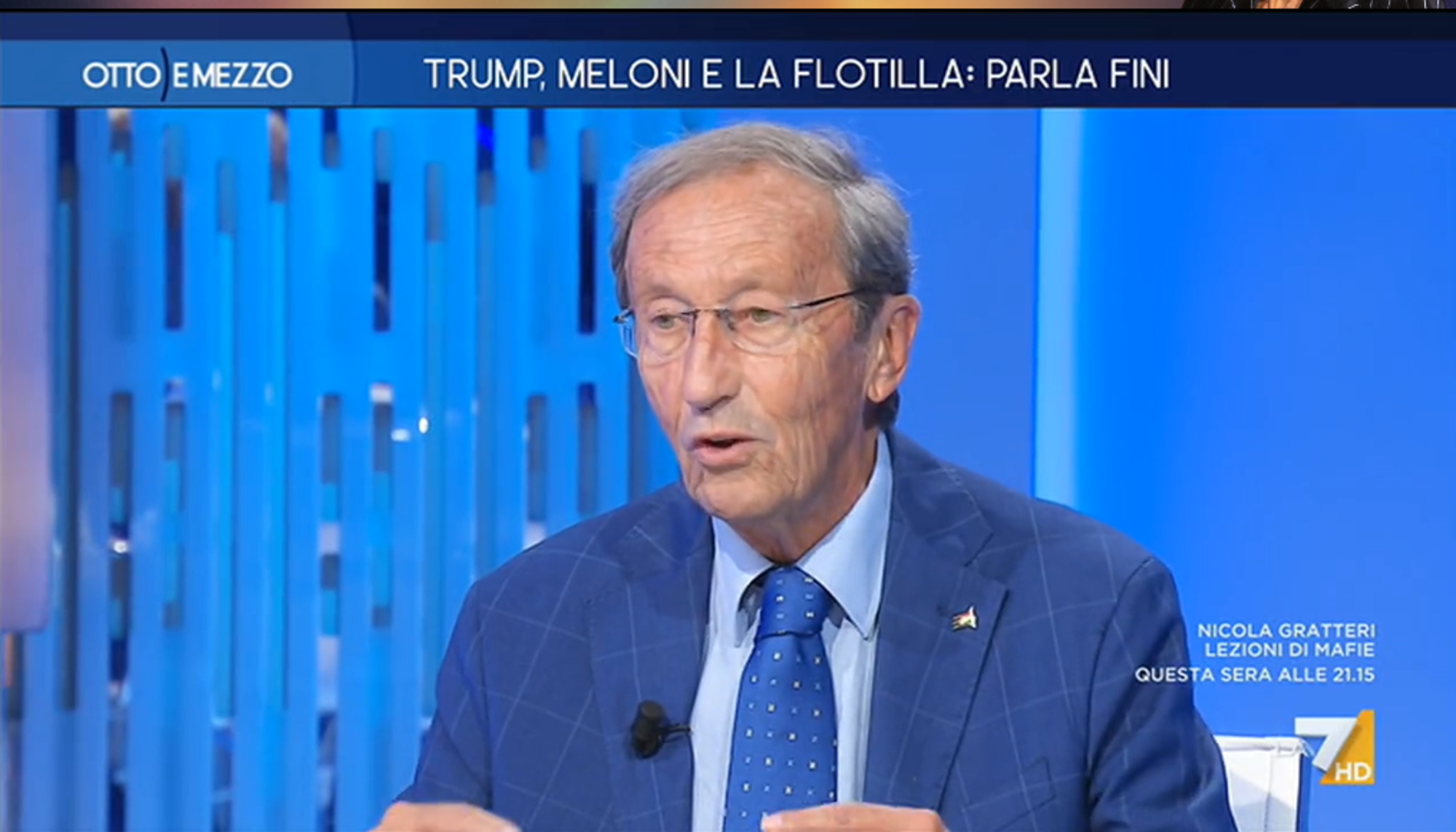 Gianfranco Fini a Otto e Mezzo