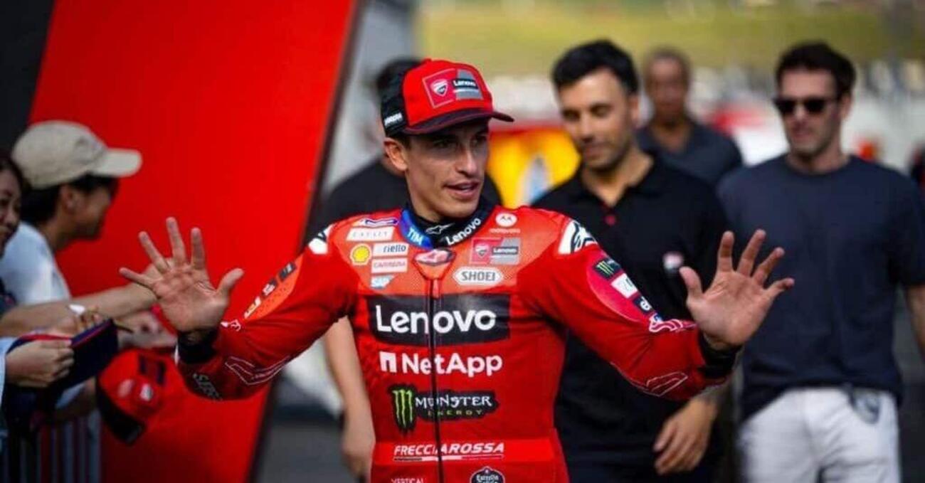 Quindi domenica vinci il nono mondiale? Si, ma niente di serio! Tutta la leggerezza di Marc Marquez nel pesante venerd&igrave; di Motegi: &ldquo;Pecco volava: giornata strana, ci siamo innervositi!&rdquo;