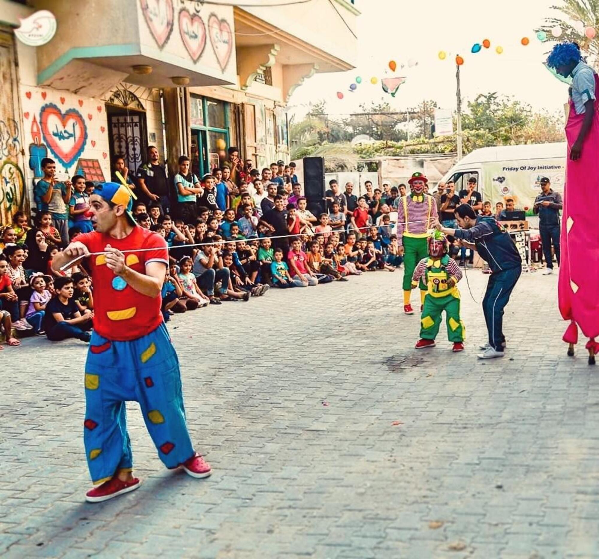 Marco Rodari, in arte &ldquo;Claun Il Pimpa&rdquo;, a Gaza 