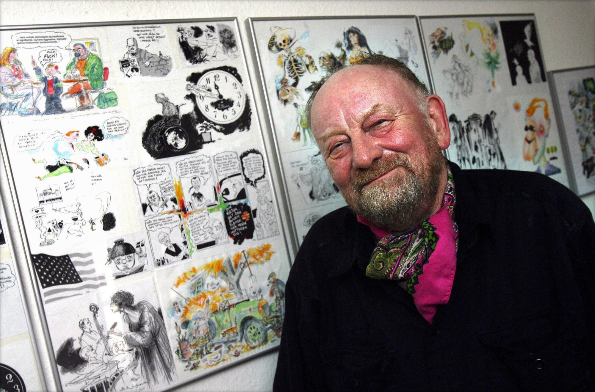 Il vignettista danese Kurt Westergaard 
