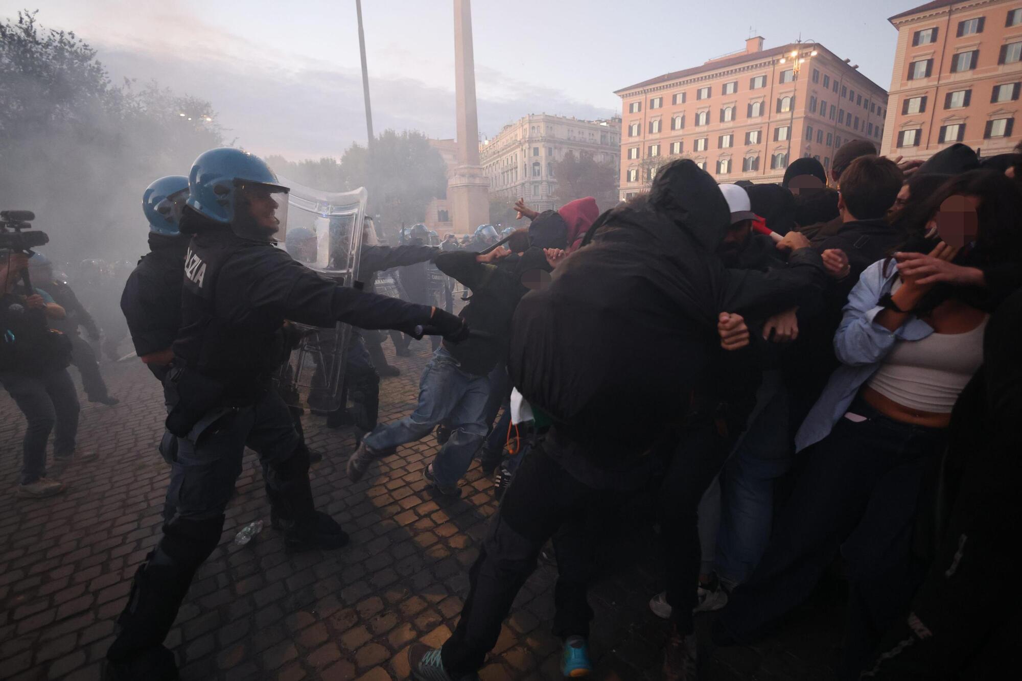 Scontri a Roma il 4 ottobre
