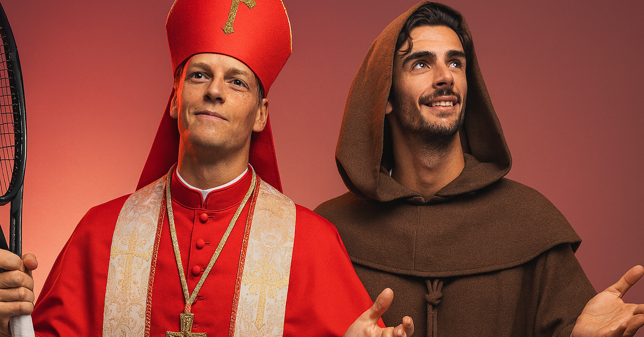 Bestemmia a nastro: dal cane del peccatore Sinner ai porco di Musetti e alla confessione di Bronzetti, fenomenologia della ricerca (e dell&rsquo;assenza) di Dio nel tennis italiano (con glossolalia di un francese)