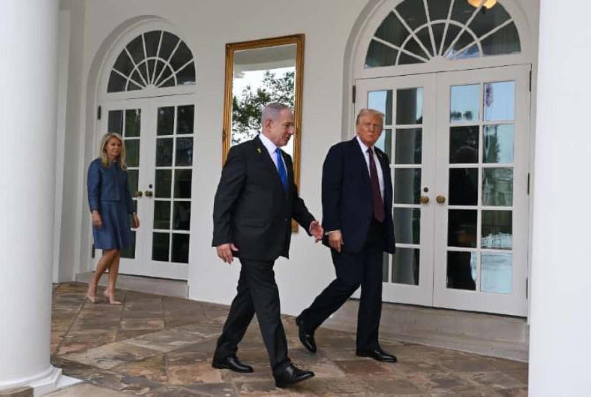 Netanyahu da Trump per la pace a Gaza ansa