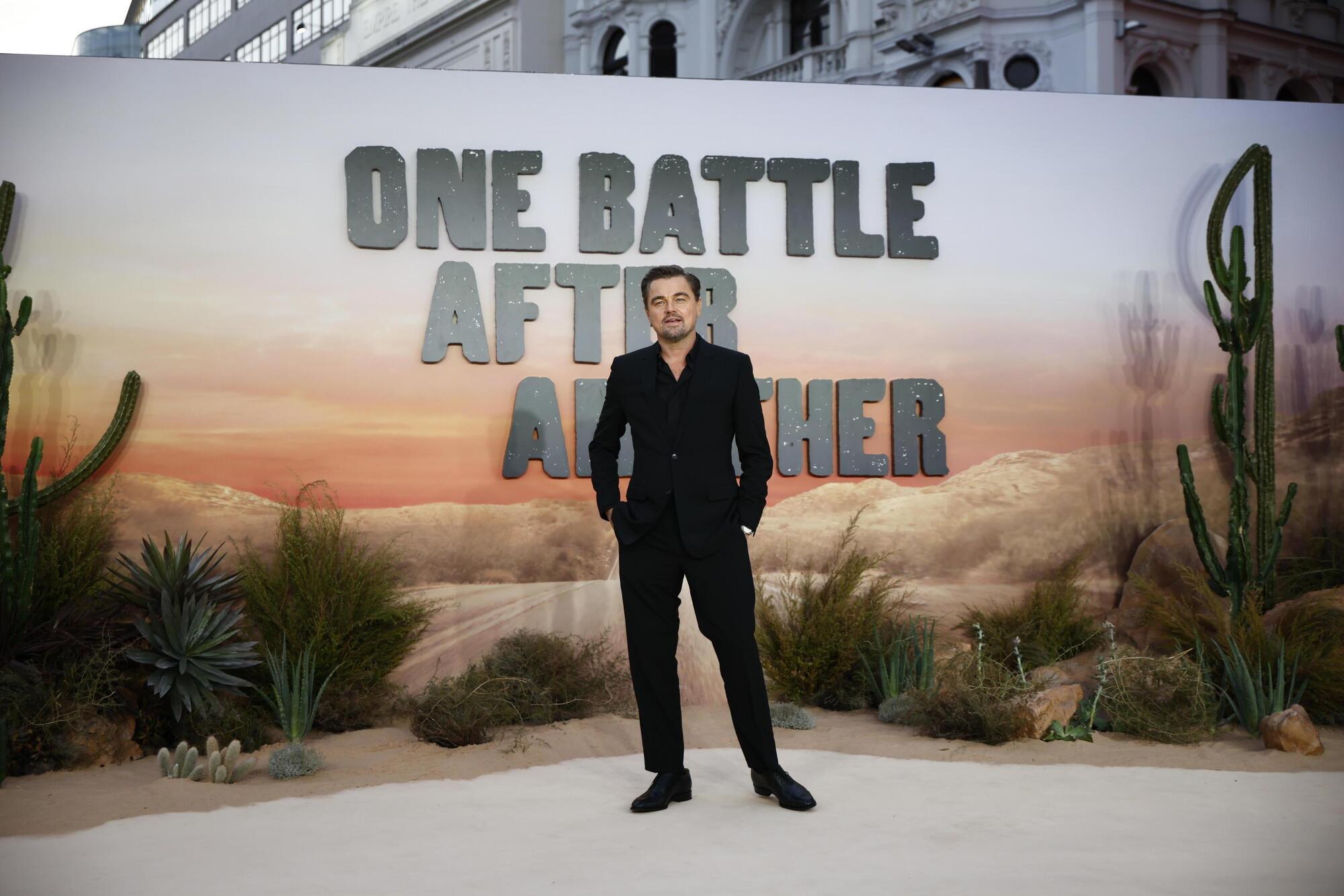 Leonardo DiCaprio alla premiere britannica di "One battle after another"