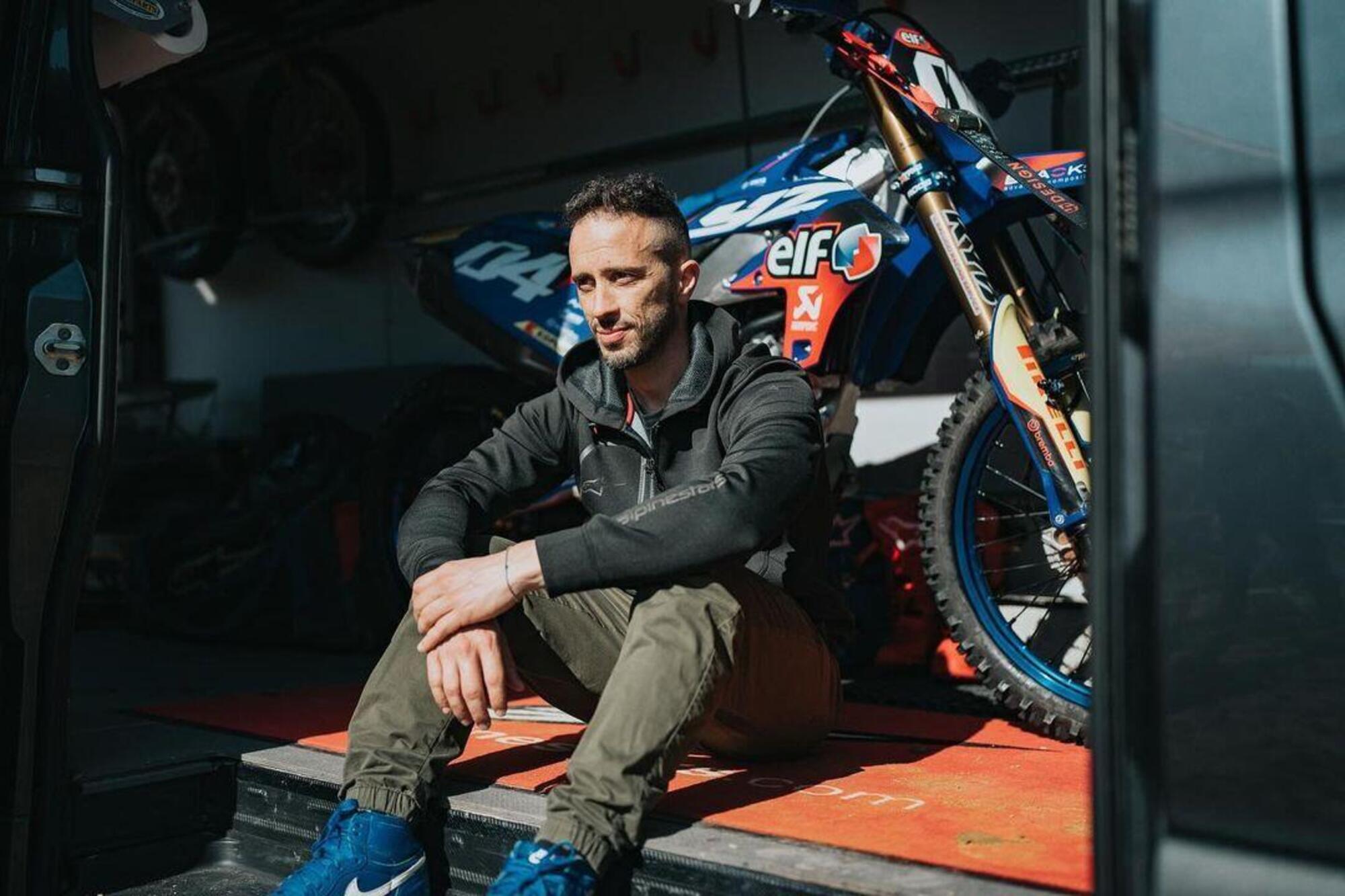 Andrea Dovizioso incidente motocross Toscana
