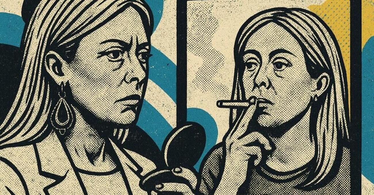 Non smetto quando voglio: cosa direbbe la Meloni proibizionista alla Giorgia dipendente dal fumo? E lei cosa risponderebbe al Presidente? Questo, forse&hellip;