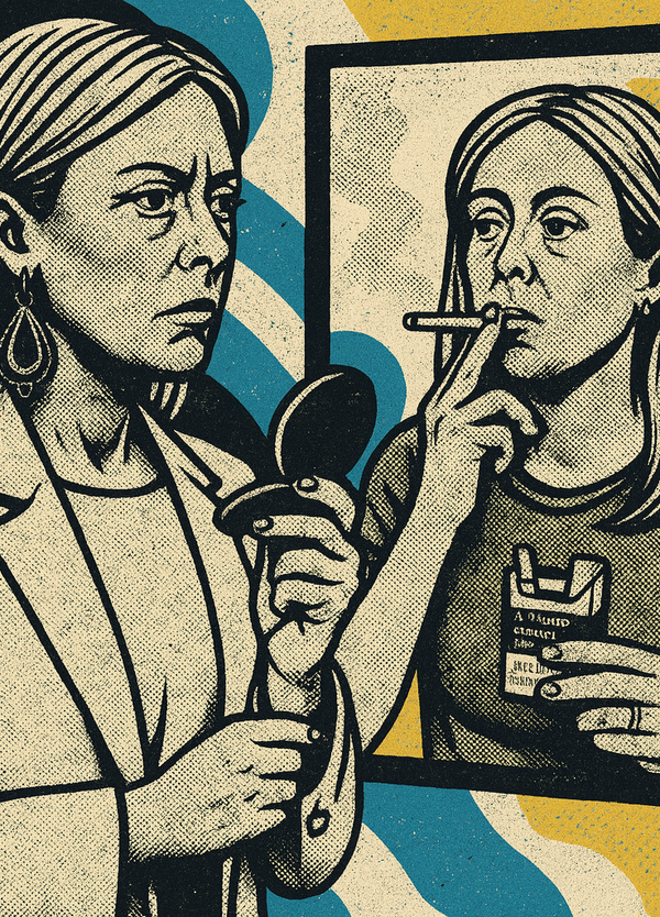 Non smetto quando voglio: cosa direbbe la Meloni proibizionista alla Giorgia dipendente dal fumo?