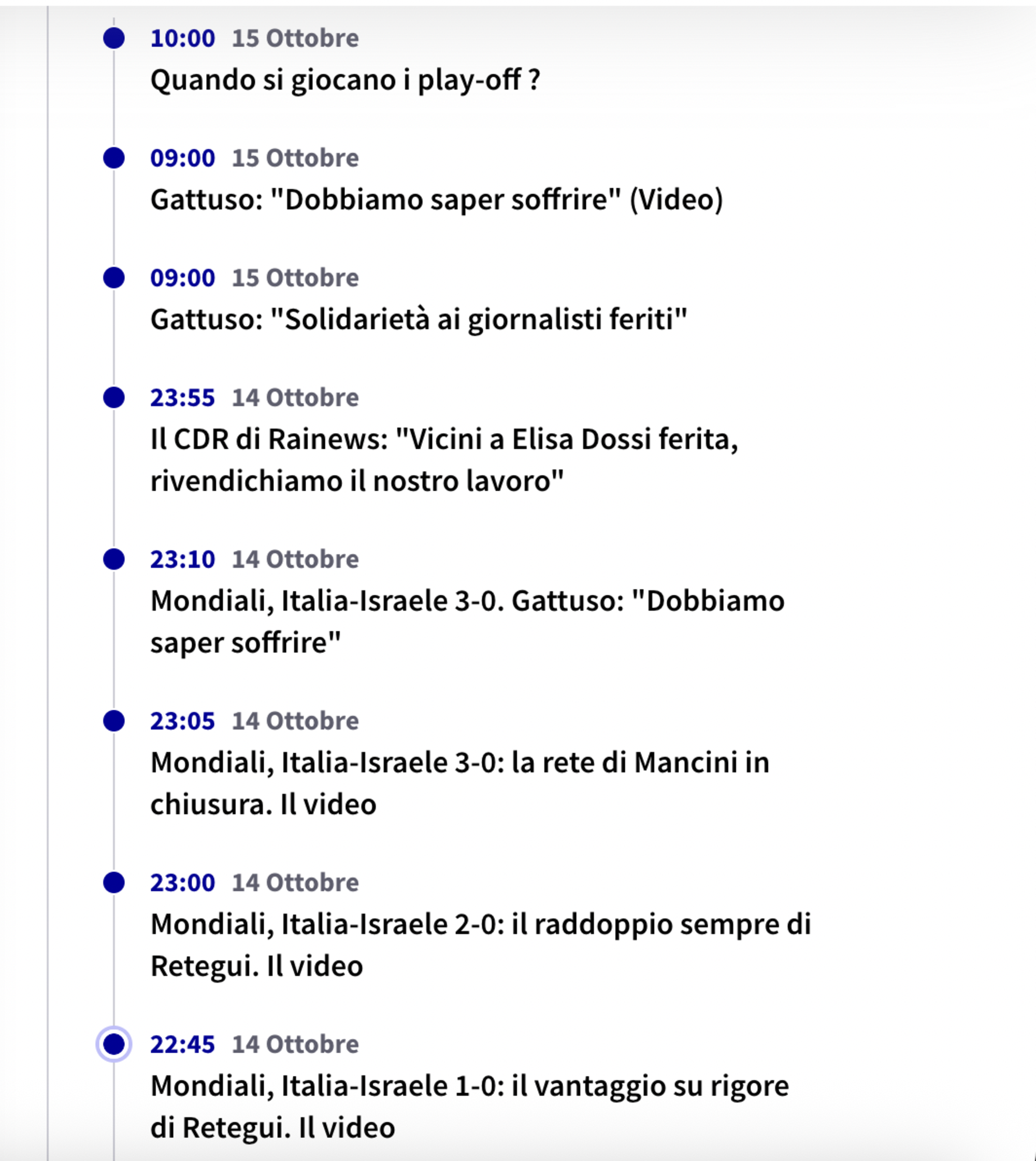 Dove sono le parole di Alessandro Antinelli, giornalista Rai?