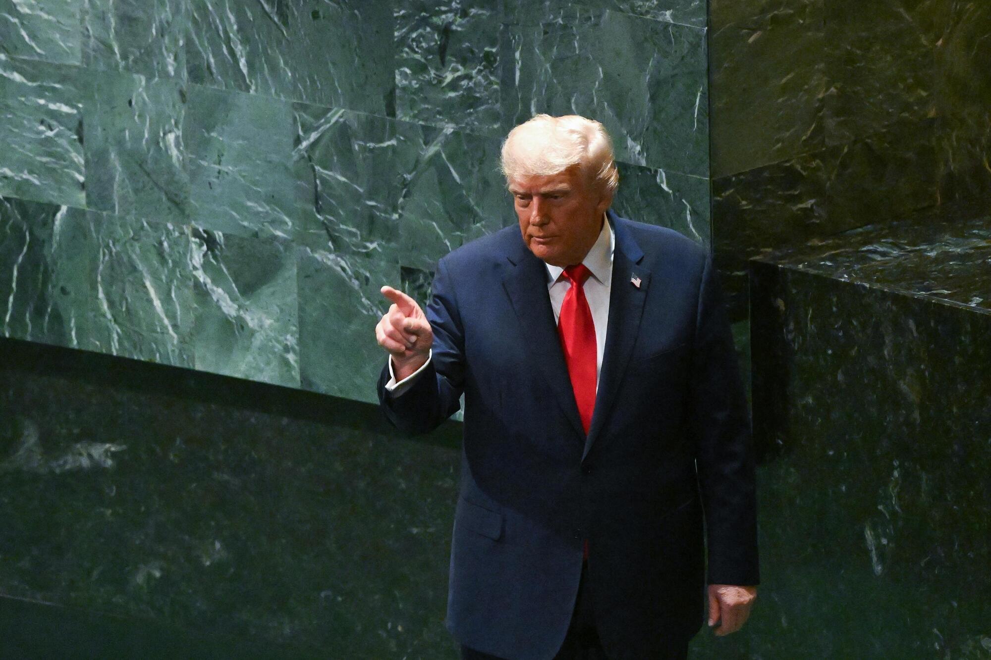 Donald Trump all'assemblea generale delle Nazioni Unite