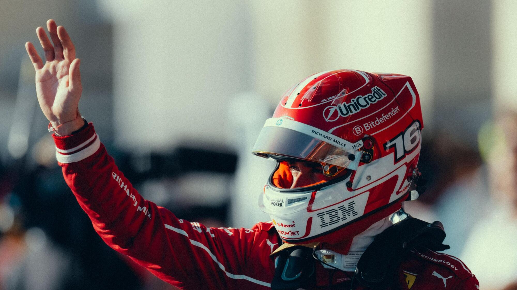 Charles Leclerc Ferrari Austin terzo
