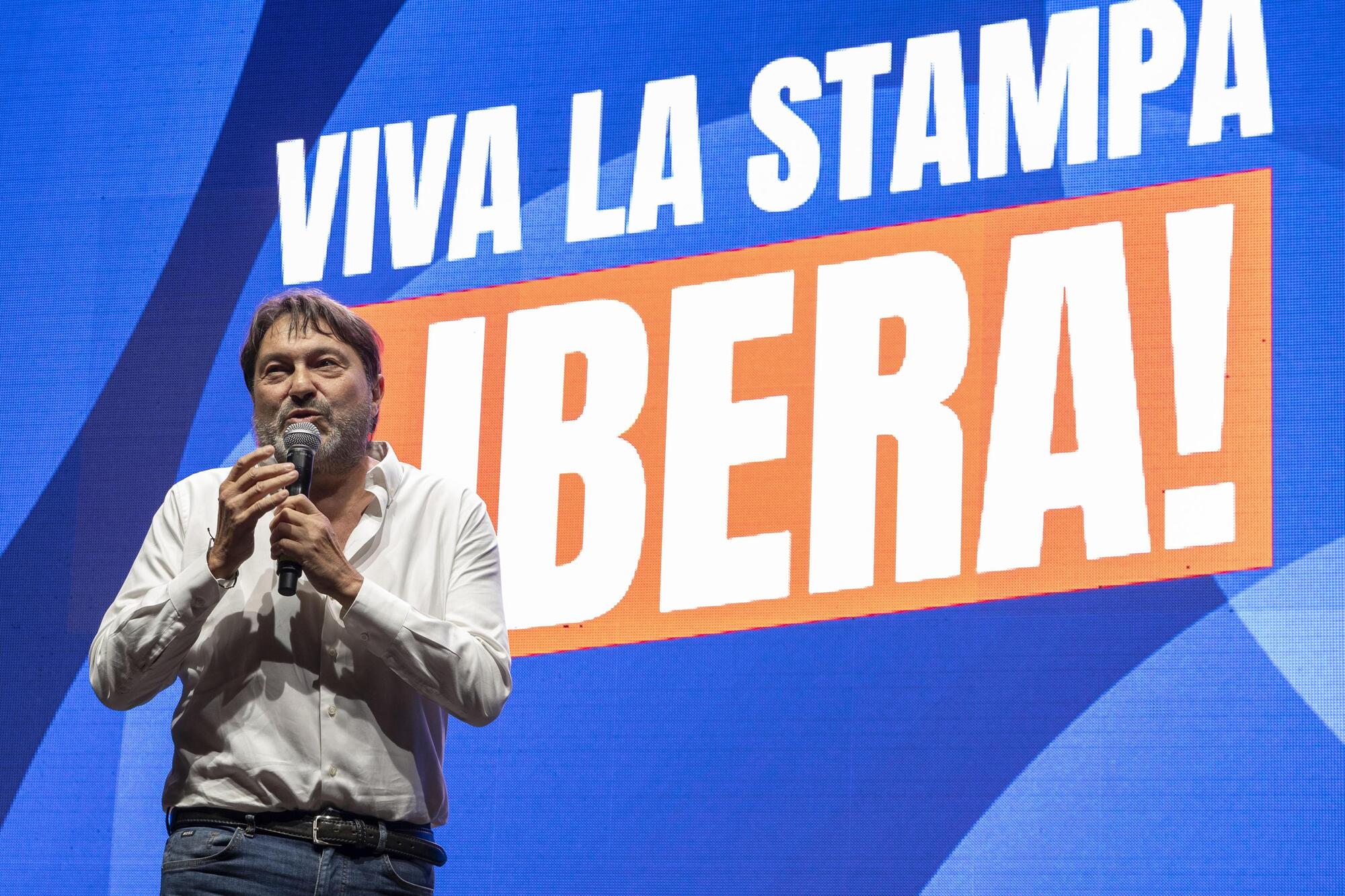 Sigfrido Ranucci alla manifestazione 