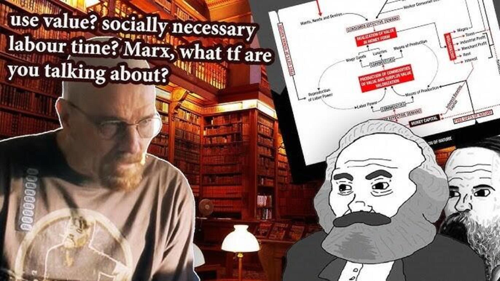 Un meme innocente, una reazione comprensibile alla fake teoria del valore-lavoro