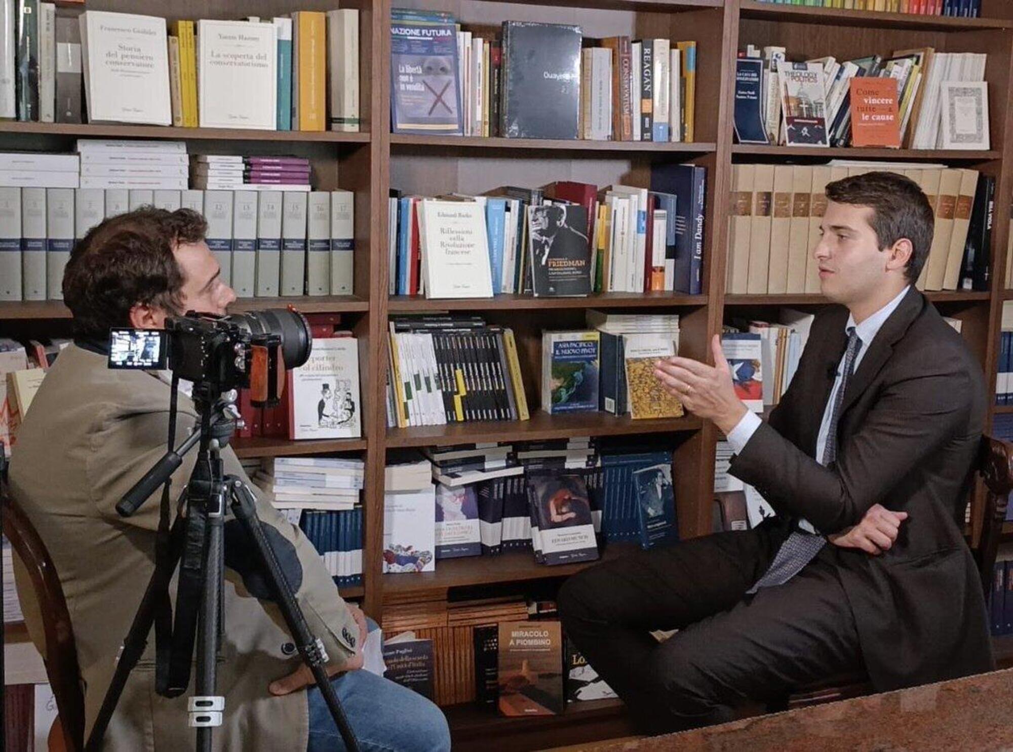L&#039;intervista rilasciata da Giubilei a Mottola a settembre del 2024 