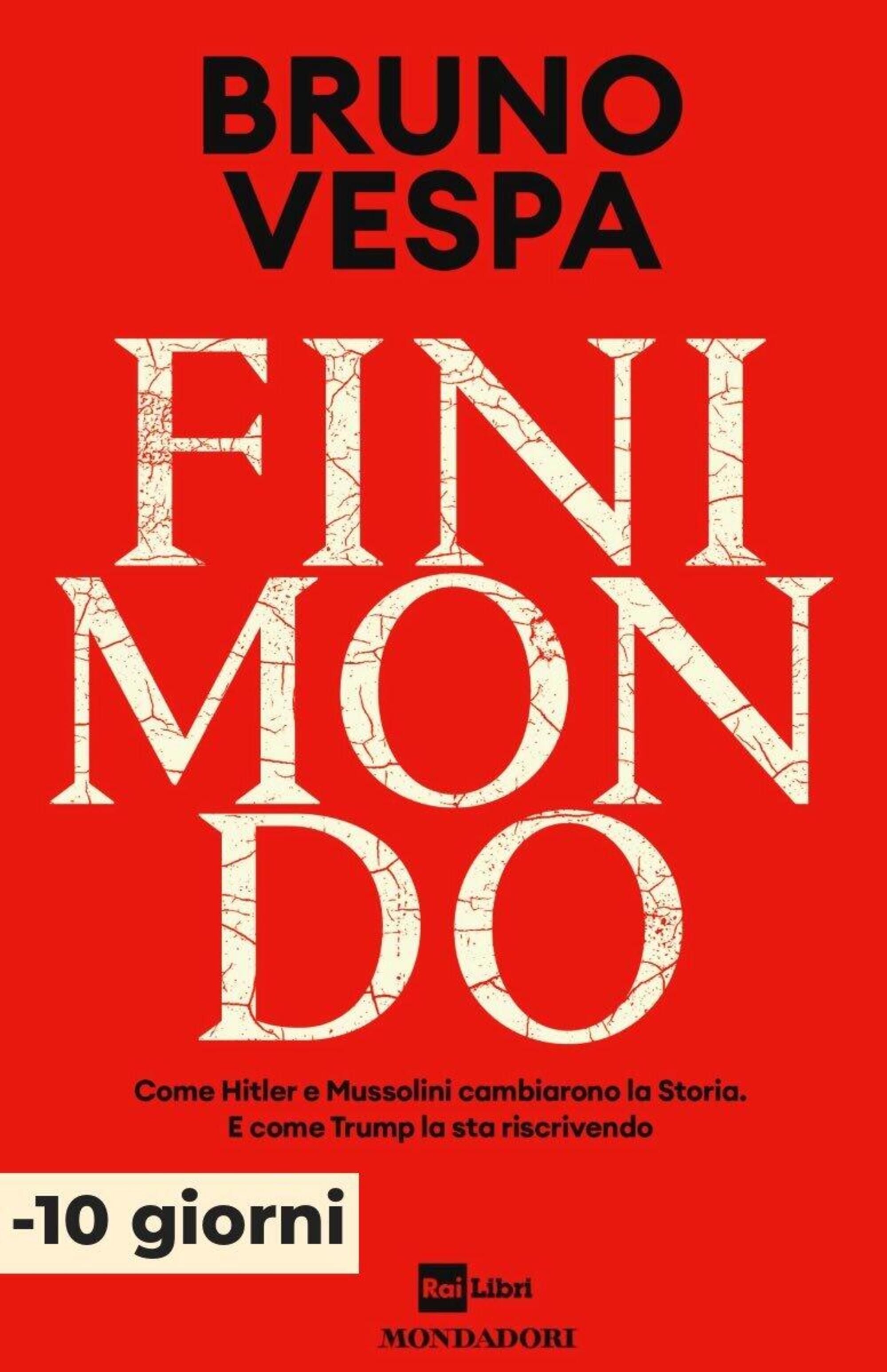 La copertina del nuovo libro di Bruno Vespa