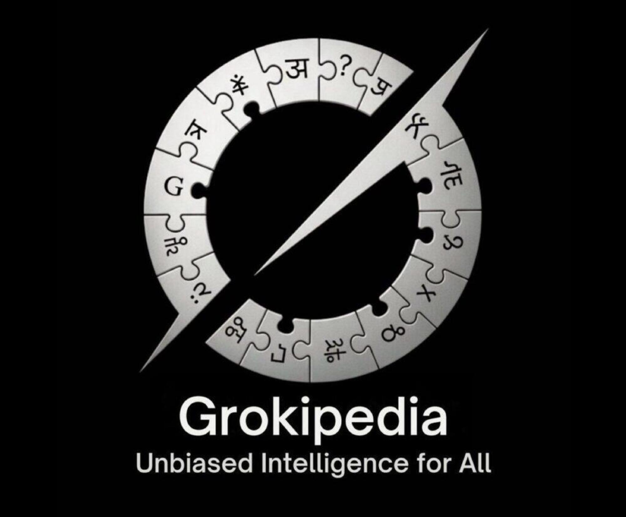 Il logo di Grokipedia