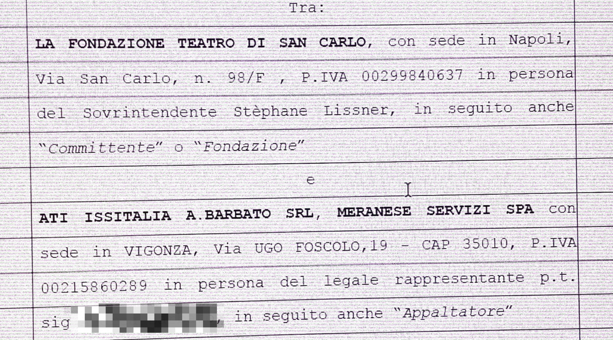 L'assegnazione a febbraio del 2025 dell'appalto per le pulizie alla società Iss Italia