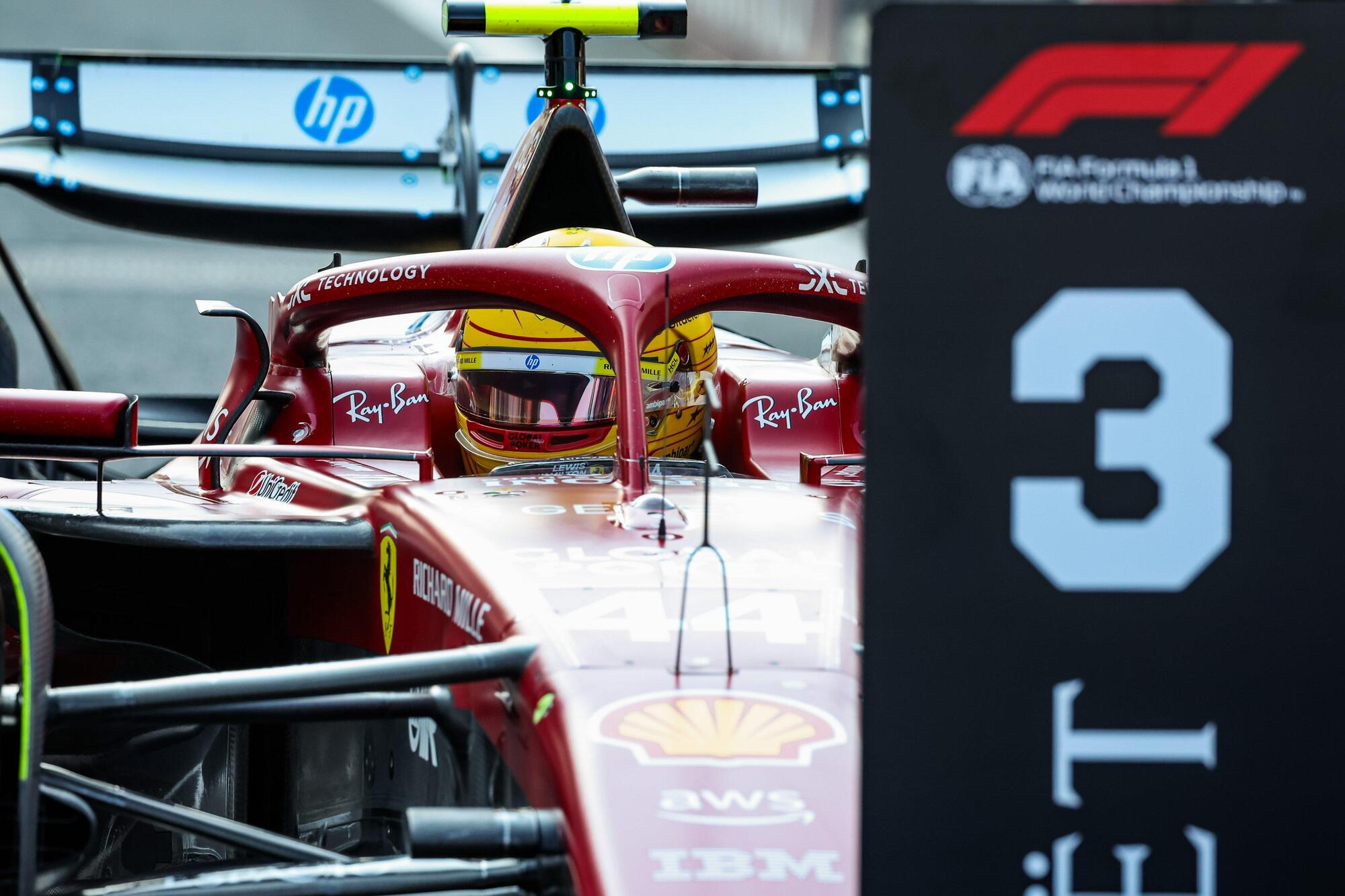 Lewis Hamilton Ferrari Messico F1