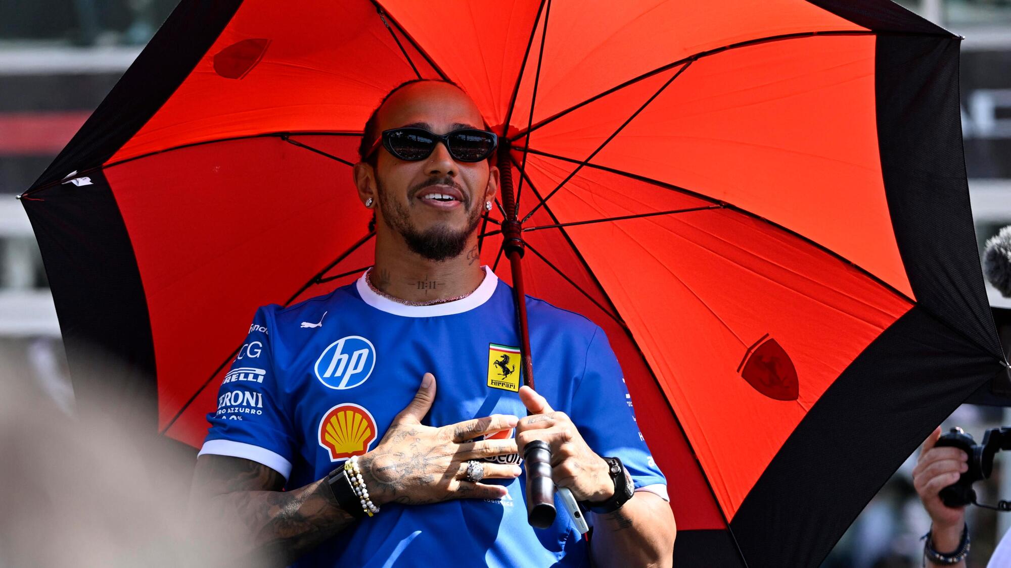 Lewis Hamilton Ferrari Monza