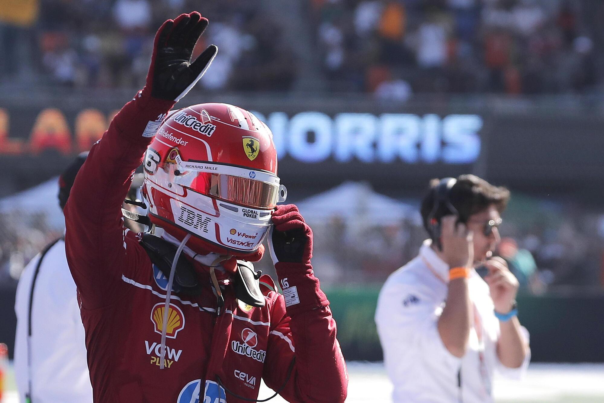 Charles Leclerc Messico Ferrari