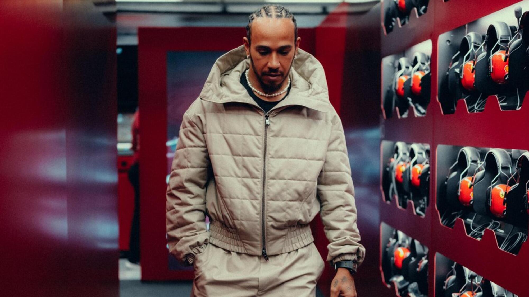 Lewis Hamilton Ferrari Interlagos Brasile F1 Media Day
