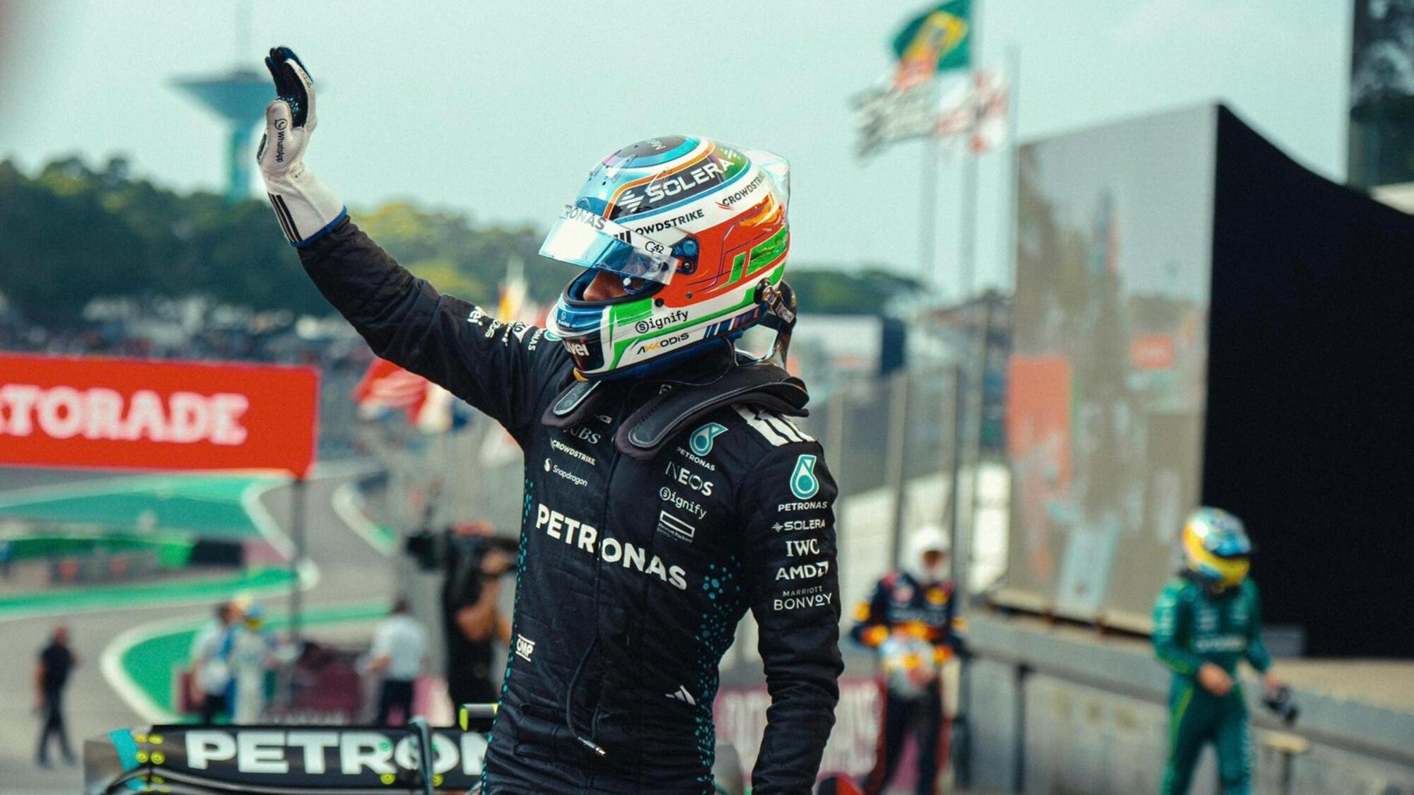 Kimi Antonelli Mercedes Interlagos secondo posto